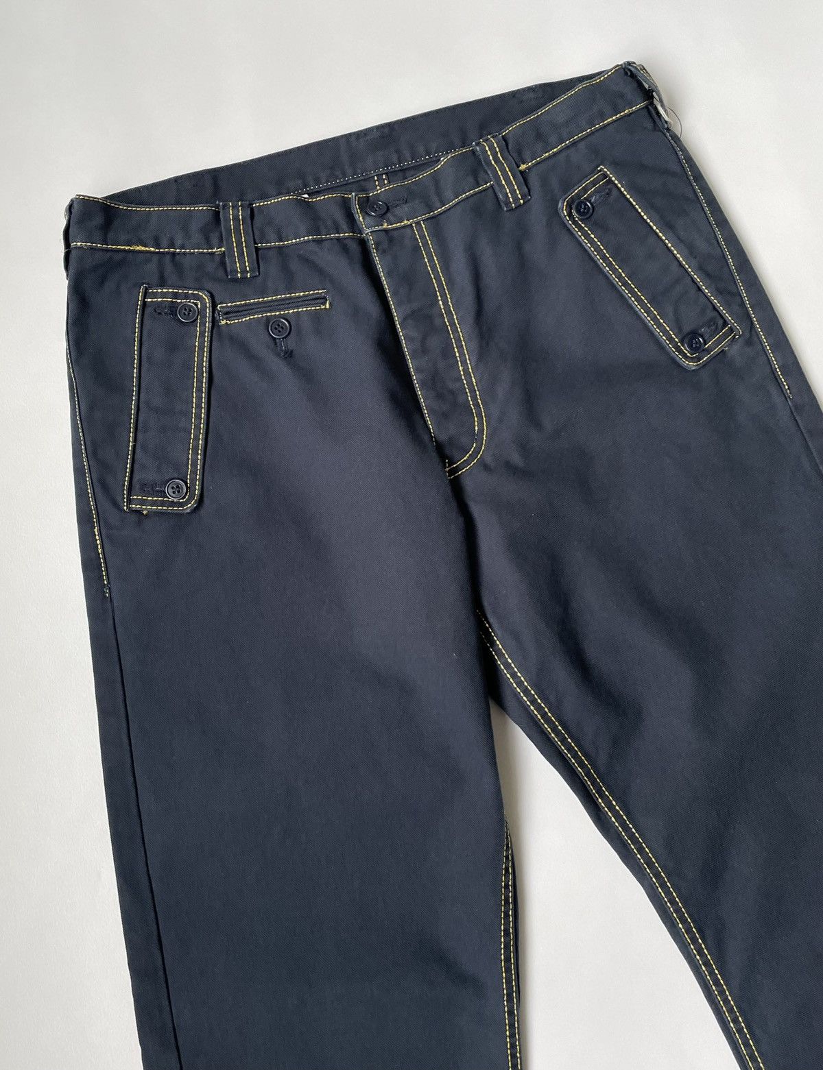 Comme des Garcons S/S 06 Contrast Stitch Utility Trousers Size US 34 / EU 50 - 7 Thumbnail