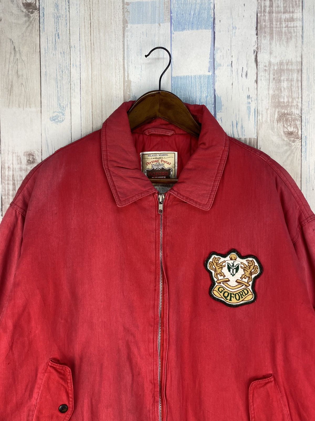 Vintage Vintage GQ Ford Sun Faded Bomber Jacket Size US XXL / EU 58 / 5 - 5 Thumbnail