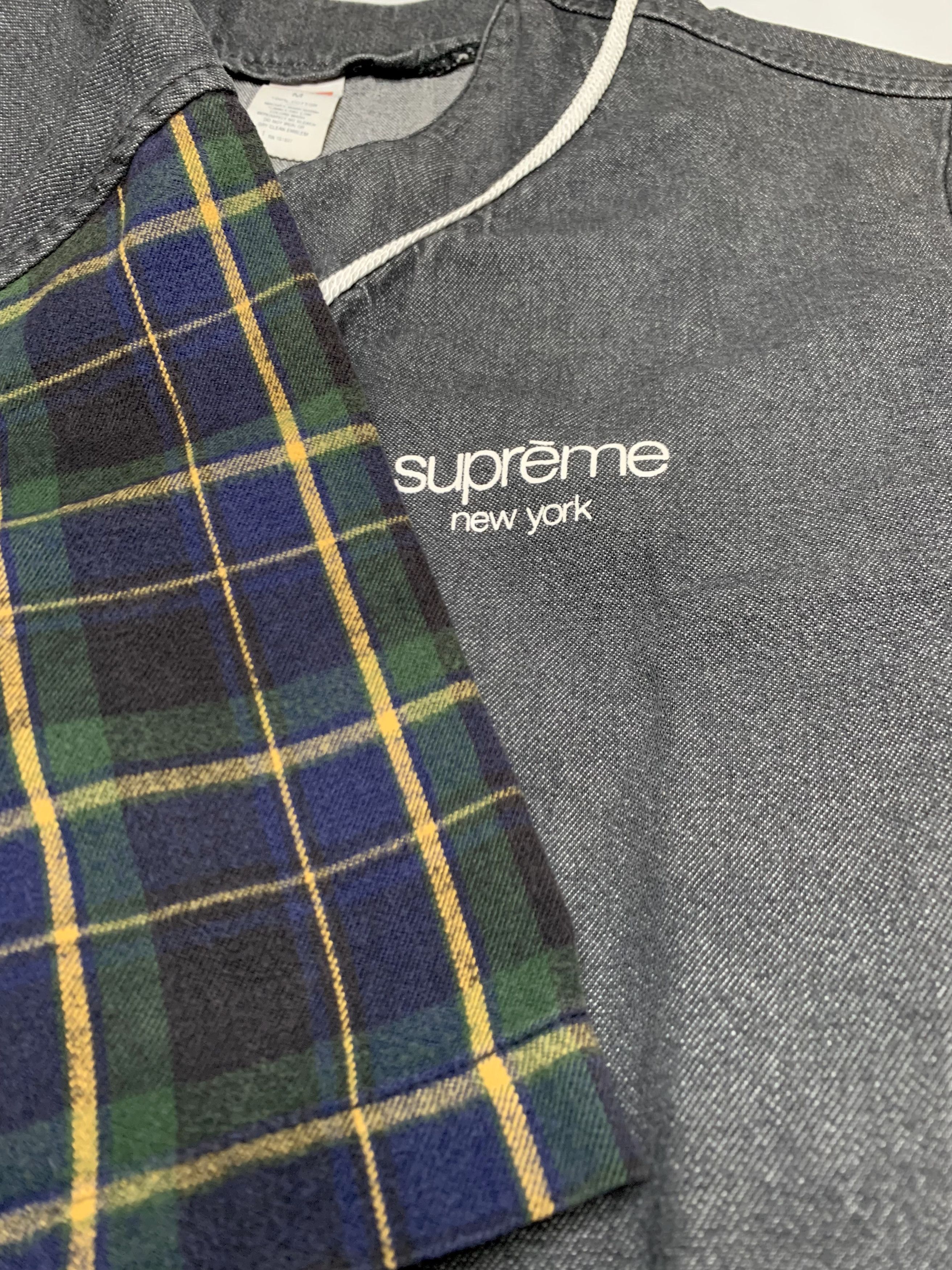 Supreme Supreme SS14 Denim Flannel Shirt Size US M / EU 48-50 / 2 - 9 Thumbnail
