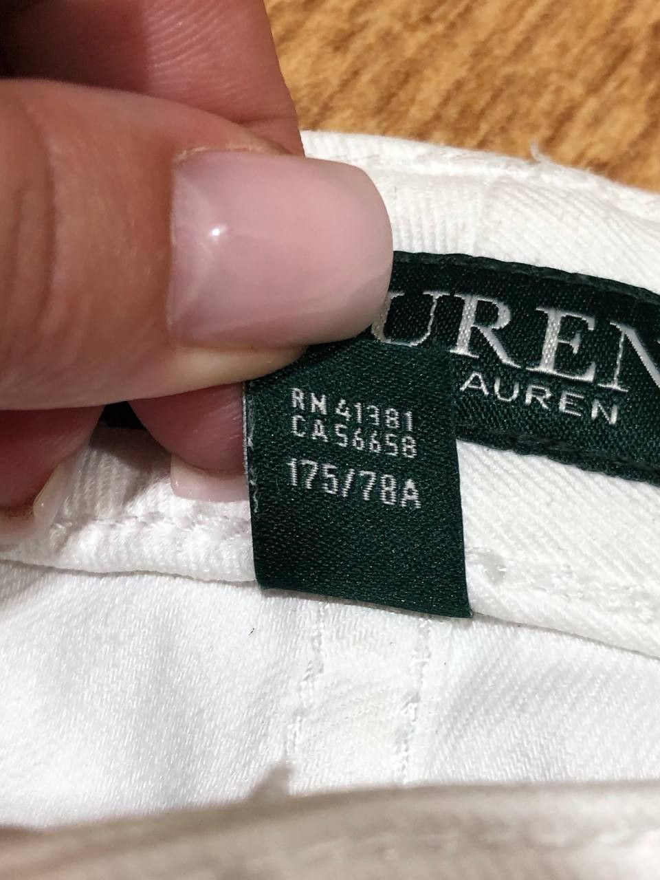 Ralph Lauren Vintage Ralph Lauren White Skinny Denim Jeans Size 10 Size 32" / US 10 / IT 46 - 3 Thumbnail