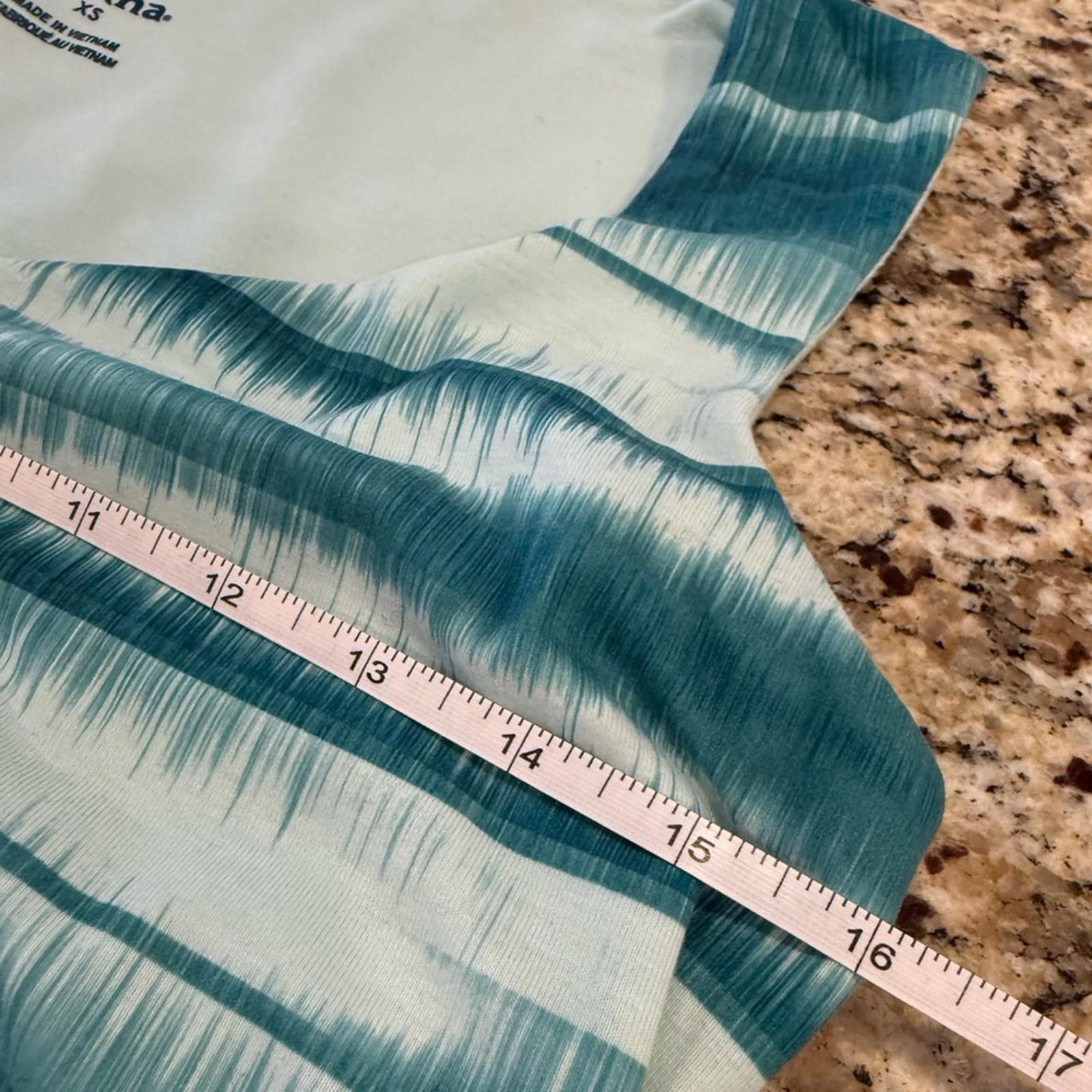 Prana Prana tie dyed stripe sleeveless midi dress green white XS Size XS / US 0-2 / IT 36-38 - 8 Thumbnail