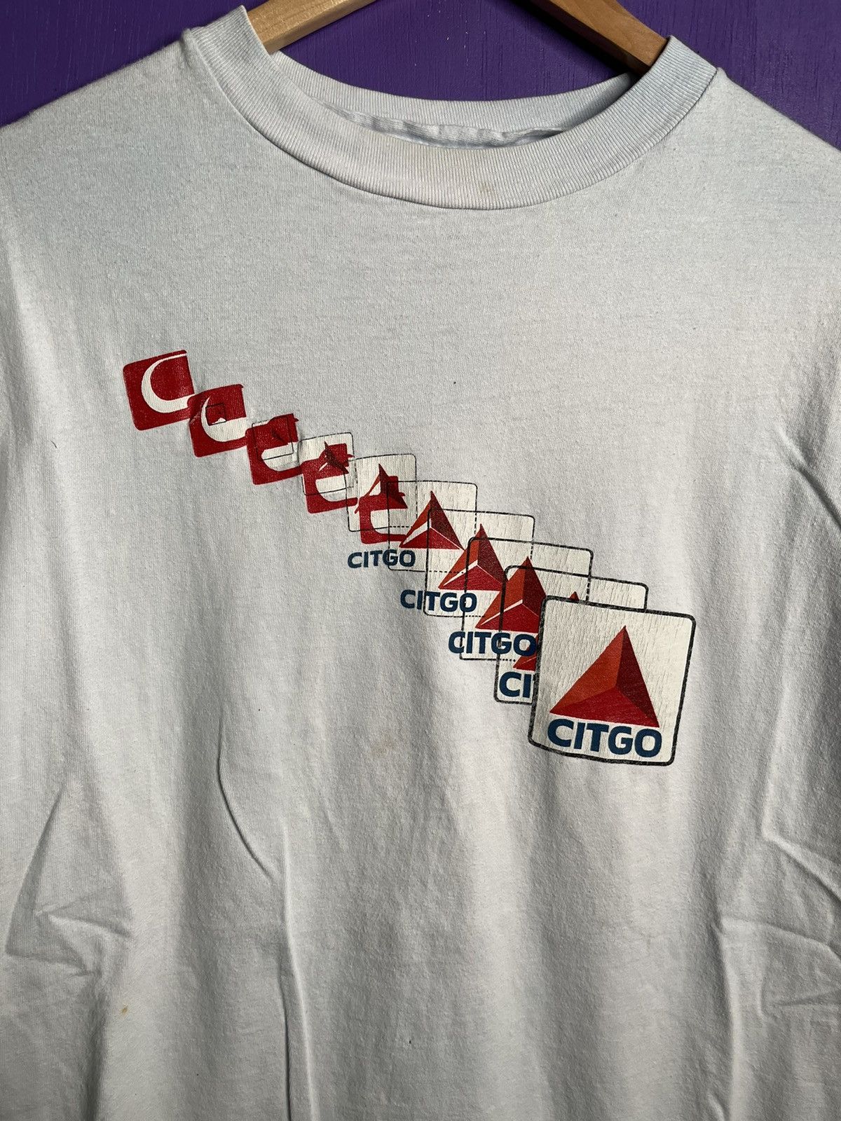Vintage Vintage 80s/90s Citgo multi logo t-shirt Size US XL / EU 56 / 4 - 3 Thumbnail
