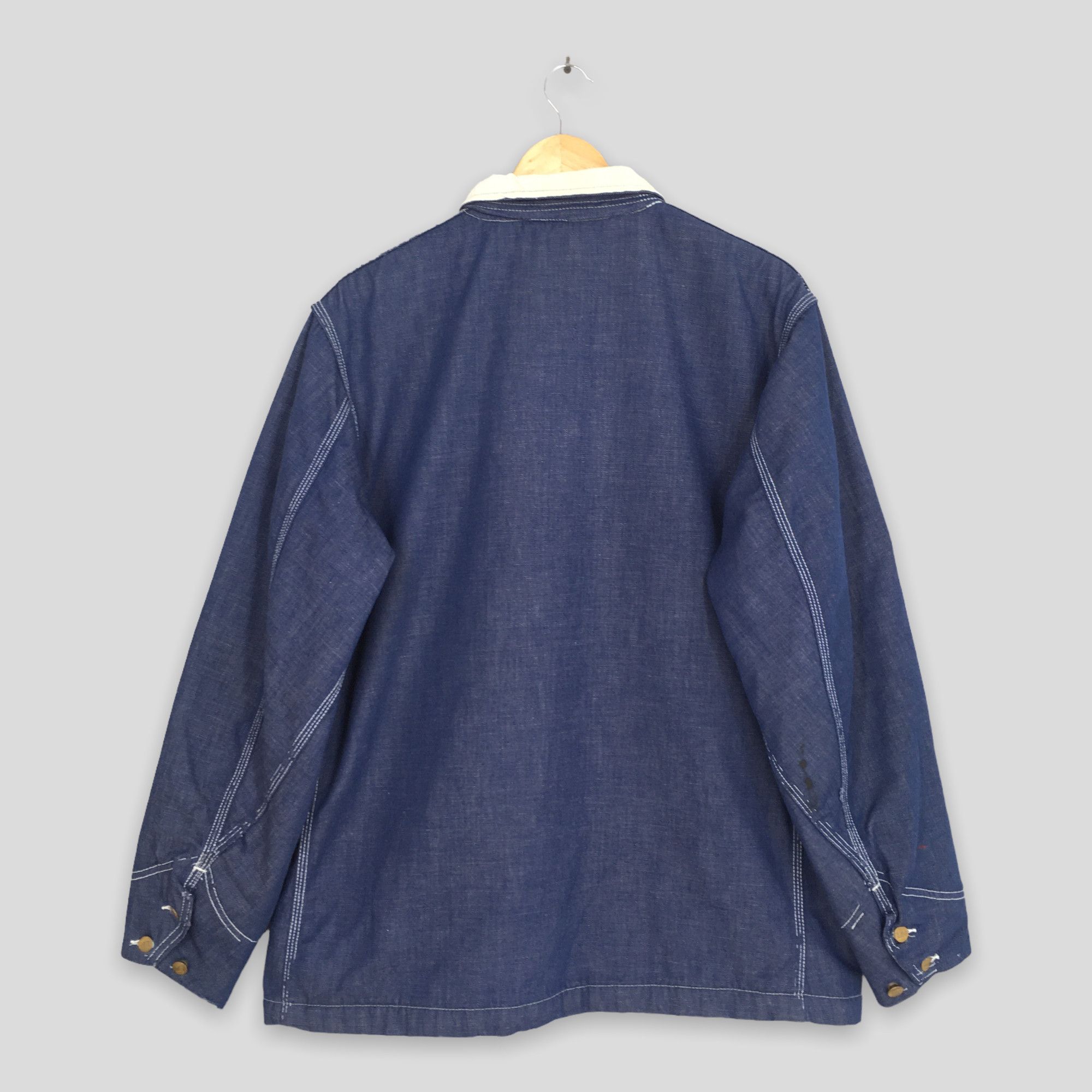 Lee Vintage 70's Lee Usa Sanforized Workwear Chore Jacket Large Size US L / EU 52-54 / 3 - 11 Thumbnail