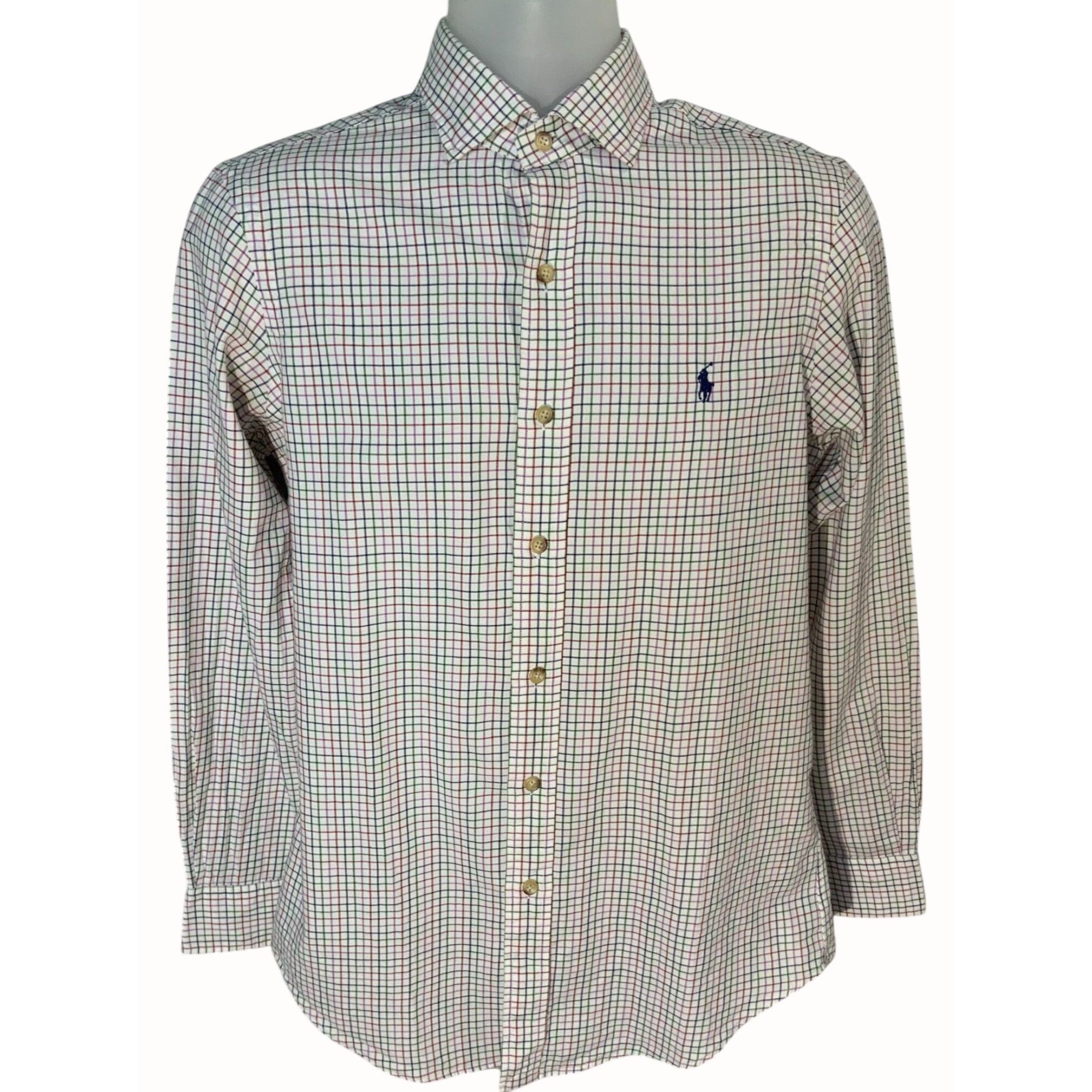 Polo Ralph Lauren Polo Ralph Lauren Multicolor Small Plaid Long Sleeve Shirt Size US S / EU 44-46 / 1 - 1 Thumbnail