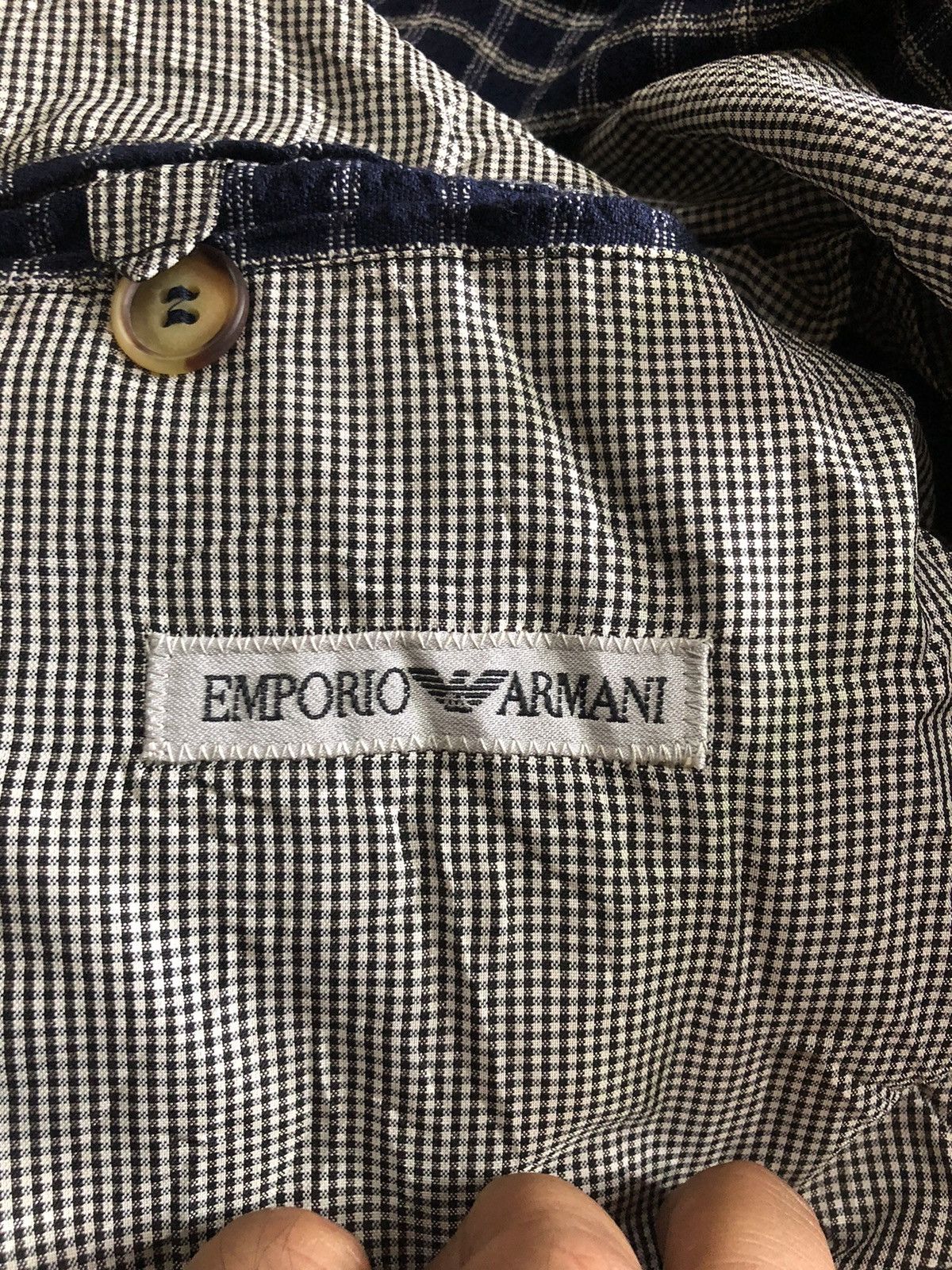 Emporio Armani EA concept by the Emporio Armani staff milan Check Jacket Size US M / EU 48-50 / 2 - 5 Thumbnail