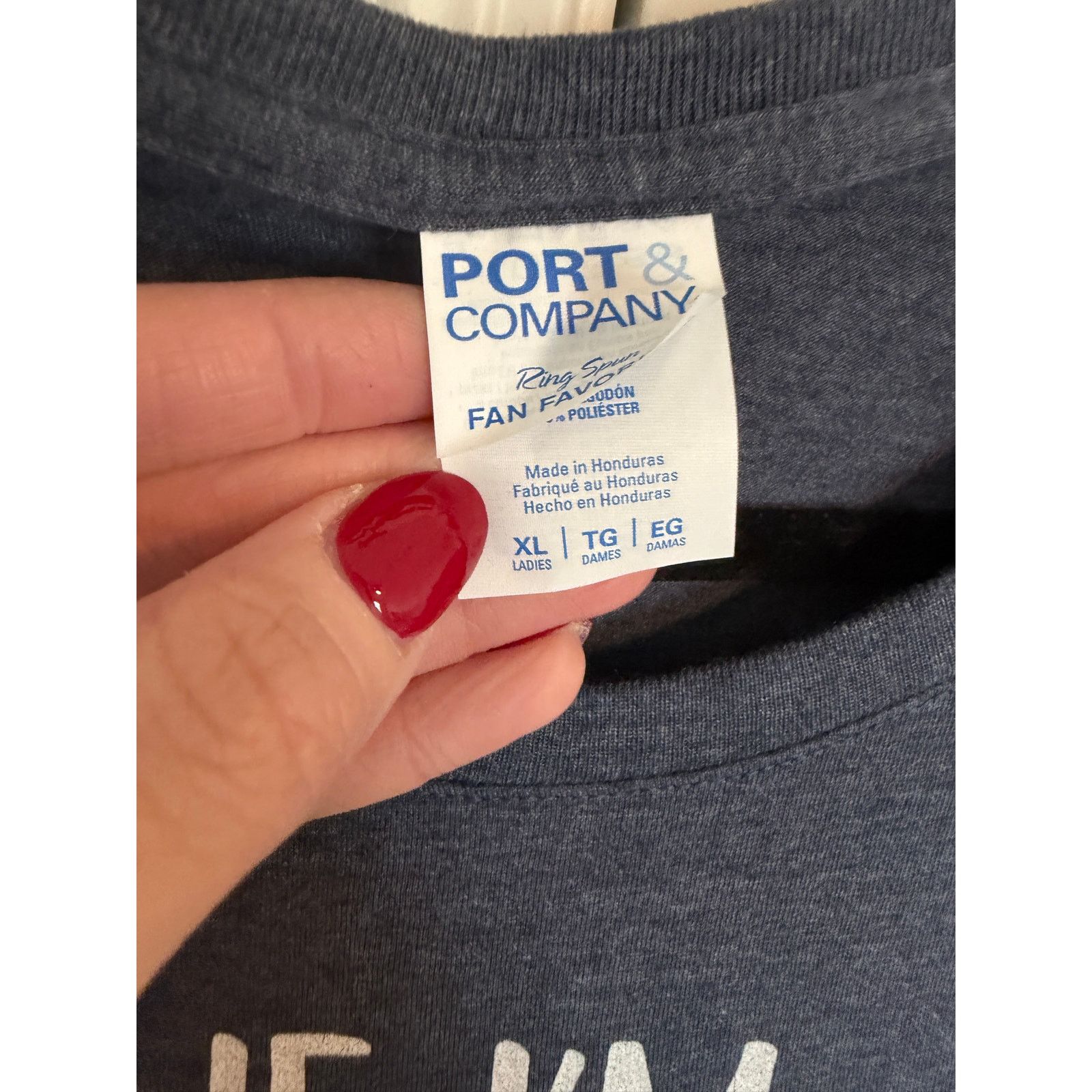 Other Port & Company Graphic Short Sleeve Funny Crew Neck T-Shirt Size XL / US 12-14 / IT 48-50 - 6 Thumbnail