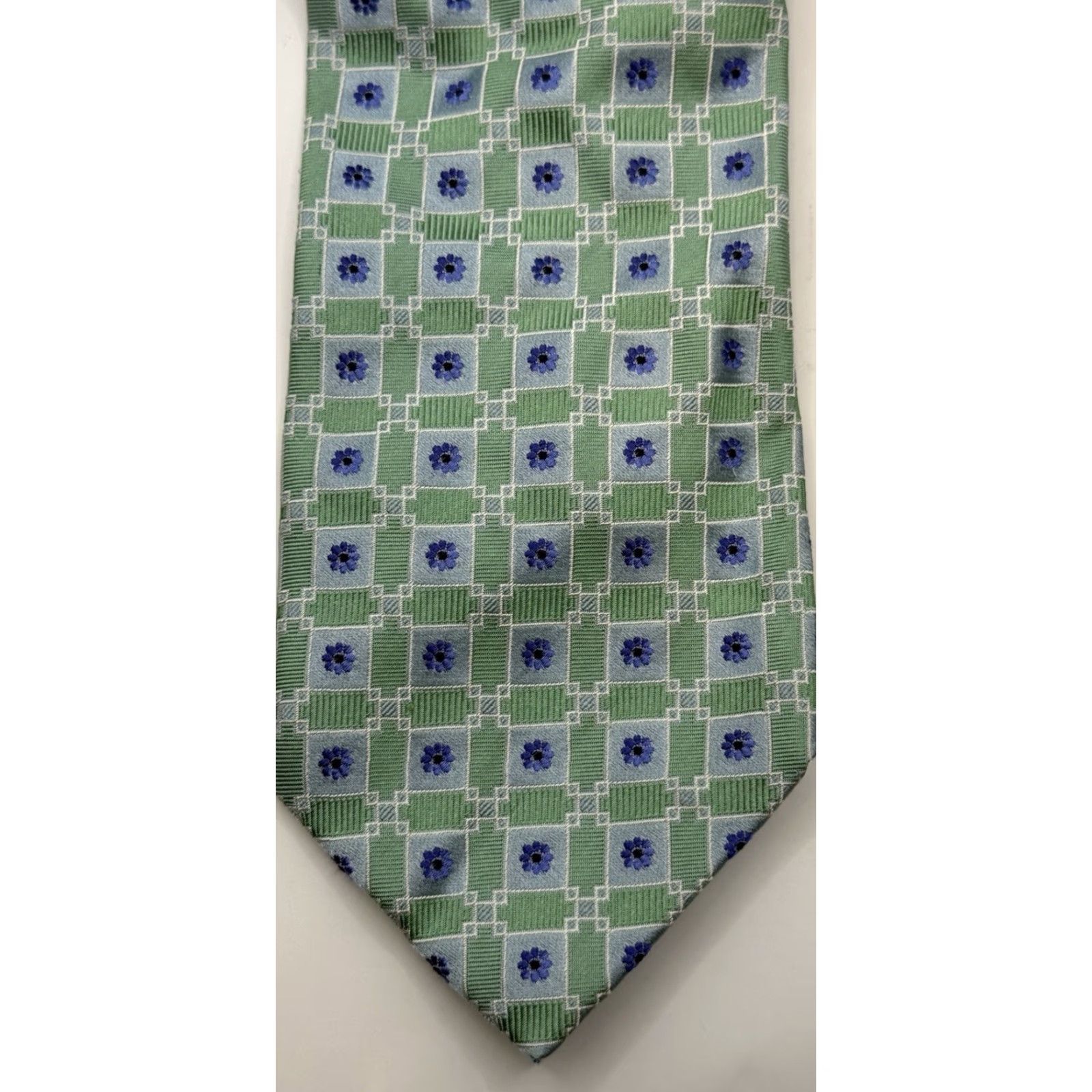 Canali CANALI Neck Tie Geometric Floral 100% Silk Made in Italy Men Multicolor Tie Adults Size Not Specified Size ONE SIZE - 3 Thumbnail