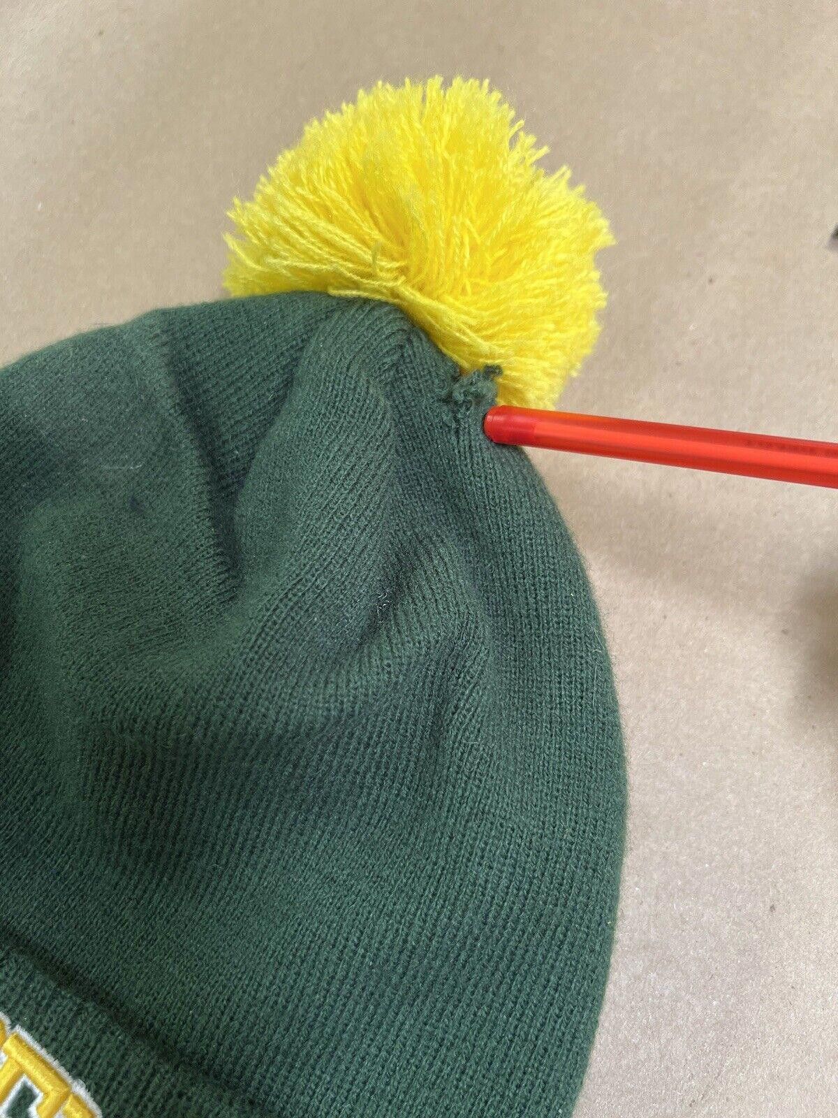Supreme FW12 Supreme New Era FTP Pom-Pom Beanie Green Yellow 2012 Size ONE SIZE - 3 Thumbnail