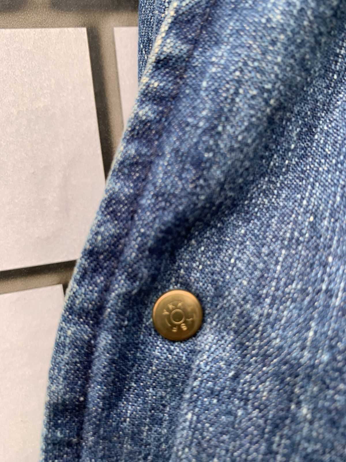Japanese Brand × Vintage Vintage Japanese Brand MACCHIO Denim Jacket Size US L / EU 52-54 / 3 - 9 Thumbnail
