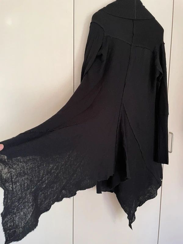 Ivan Grundahl Reconstructed 100%Wool Coat Cape Cardigan Darkfashion Goth M Size US M / EU 48-50 / 2 - 11 Thumbnail