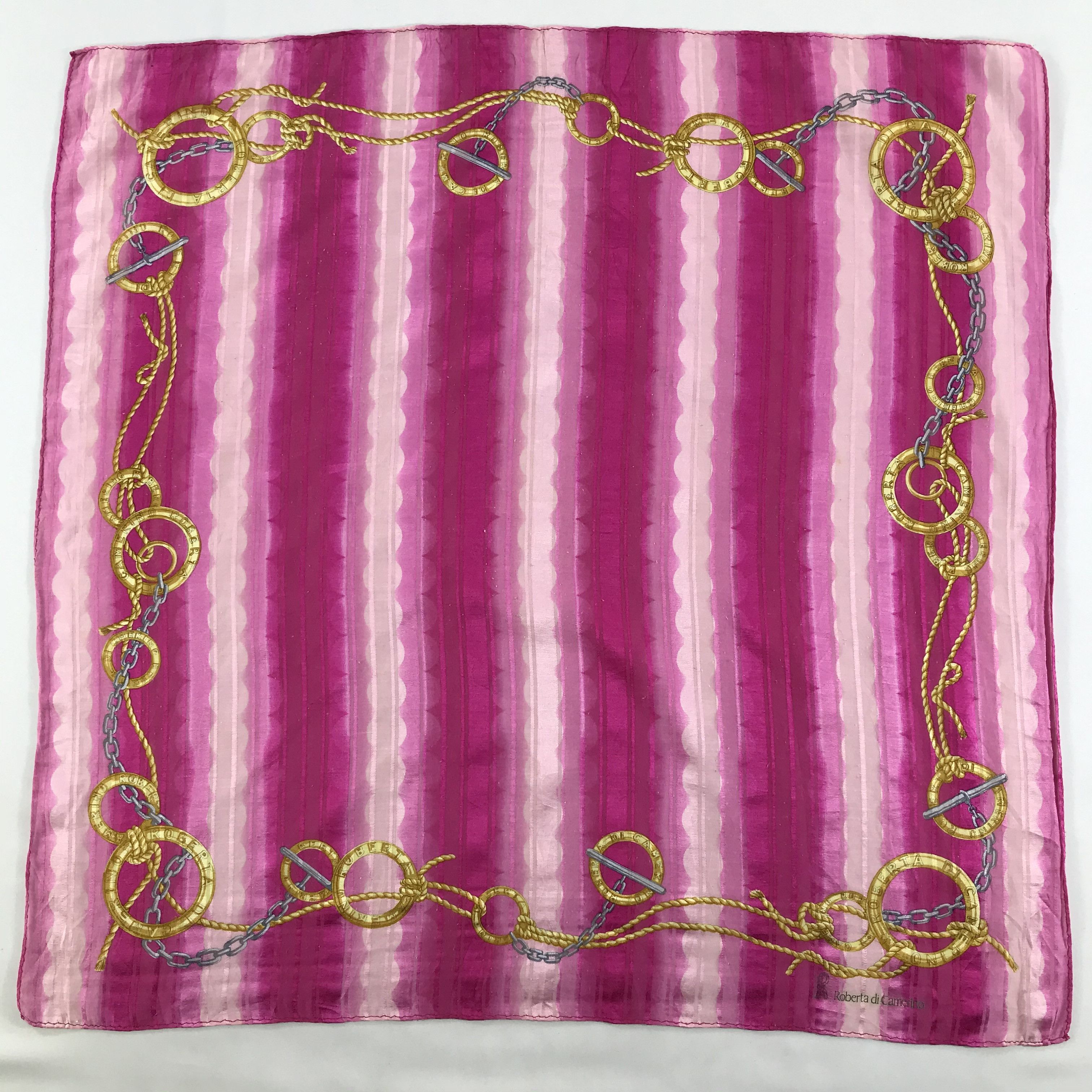Roberta di Camerino × Vintage Roberta Di Camerino Bandana /Handkerchief/Neckerchief -S1367 Size ONE SIZE - 1 Thumbnail