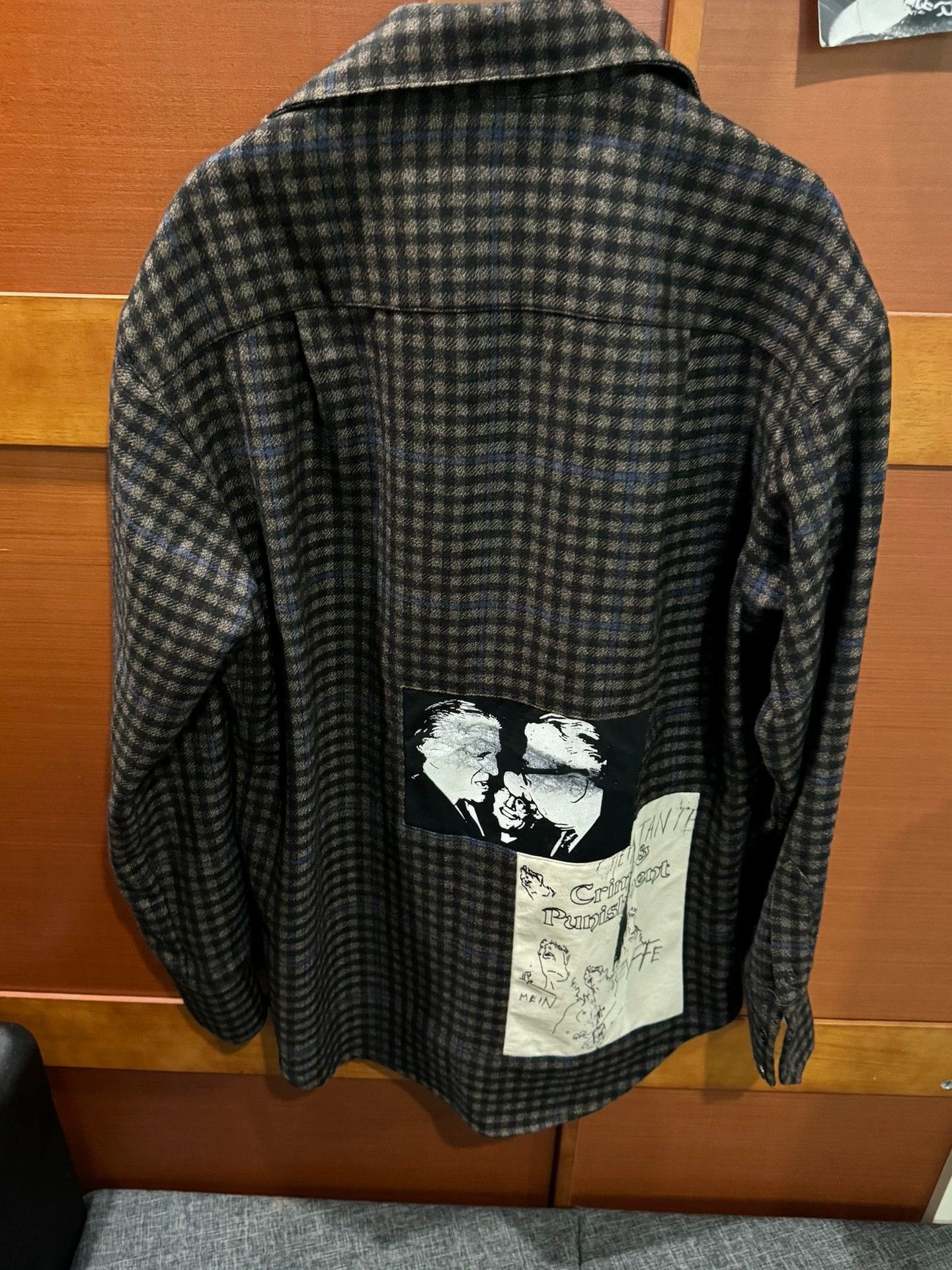 Enfants Riches Deprimes Enfants Riches Deprimes Illustration Flannel Thick Shirt Size US M / EU 48-50 / 2 - 2 Thumbnail