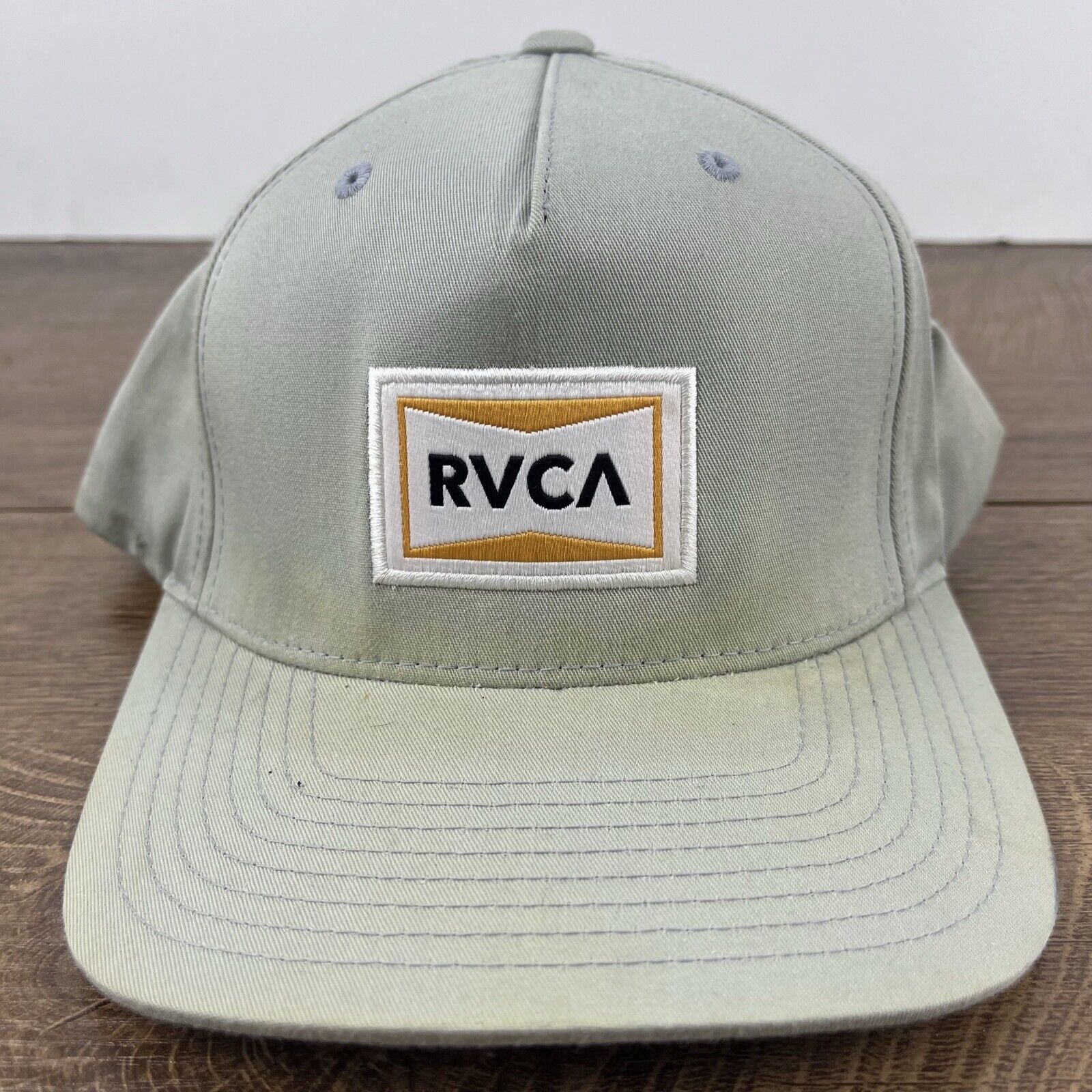 RVCA RVCA Snapback Hat RVCA Snapback Gray Hat Adjustable Hat Gray Size ONE SIZE - 5 Thumbnail