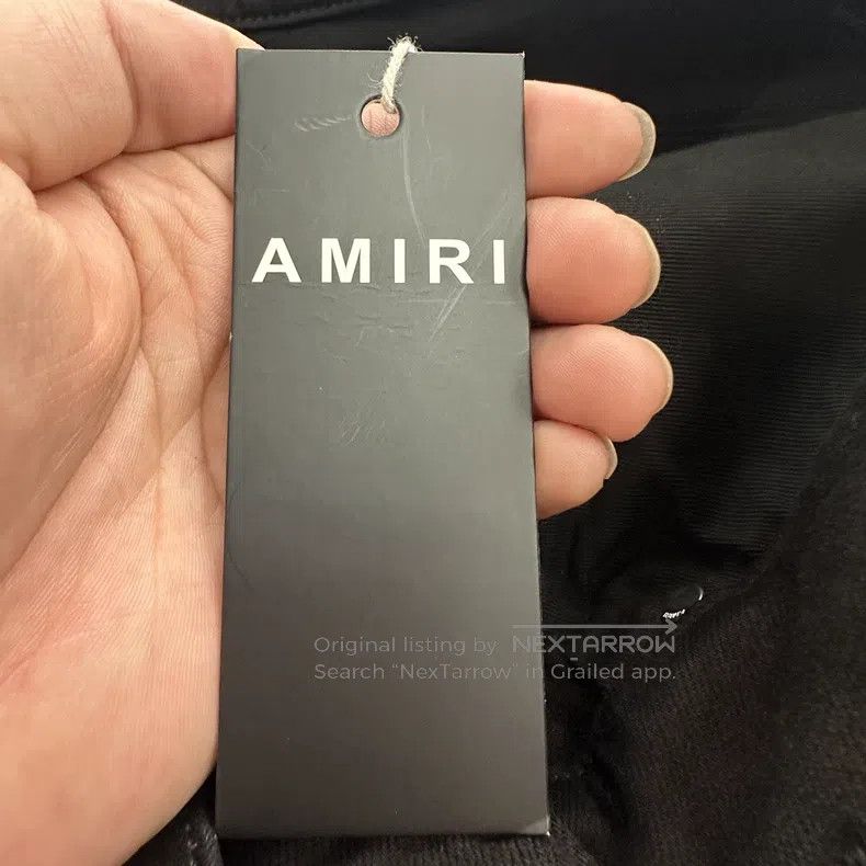 Amiri Amiri Size 30 Black trousers Size US 30 / EU 46 - 3 Thumbnail