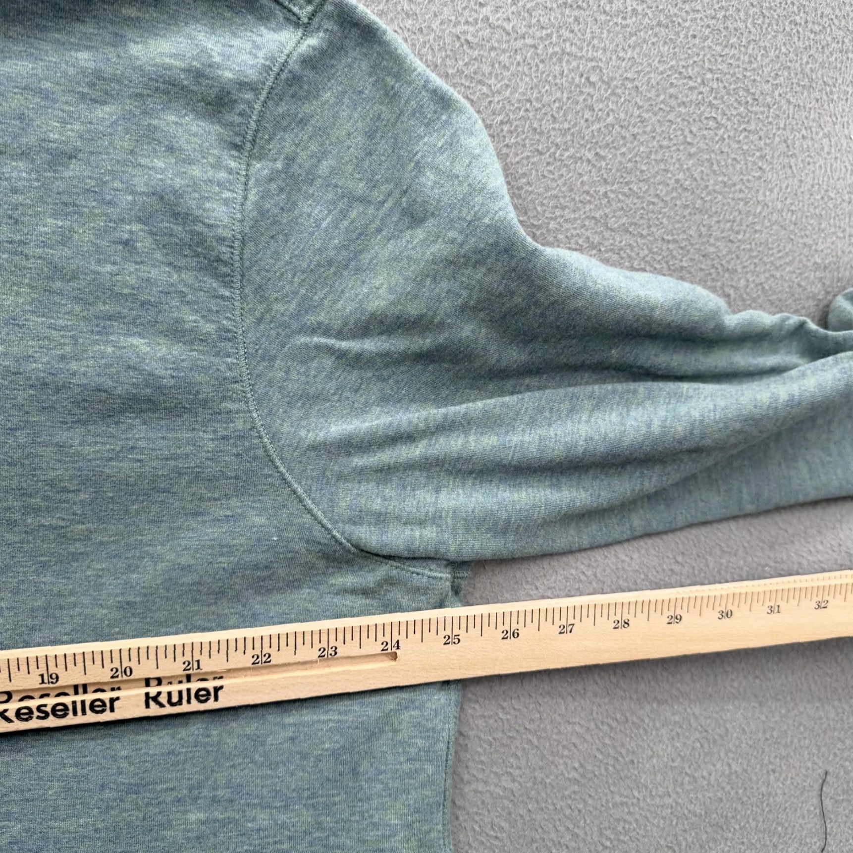 Polo Ralph Lauren Polo Ralph Lauren Sweatshirt Mens XL Green Pullover 1/4 Zip Solid Cotton Blend Casual Sweater Mens Regular Fall Winter Size US XL / EU 56 / 4 - 4 Thumbnail