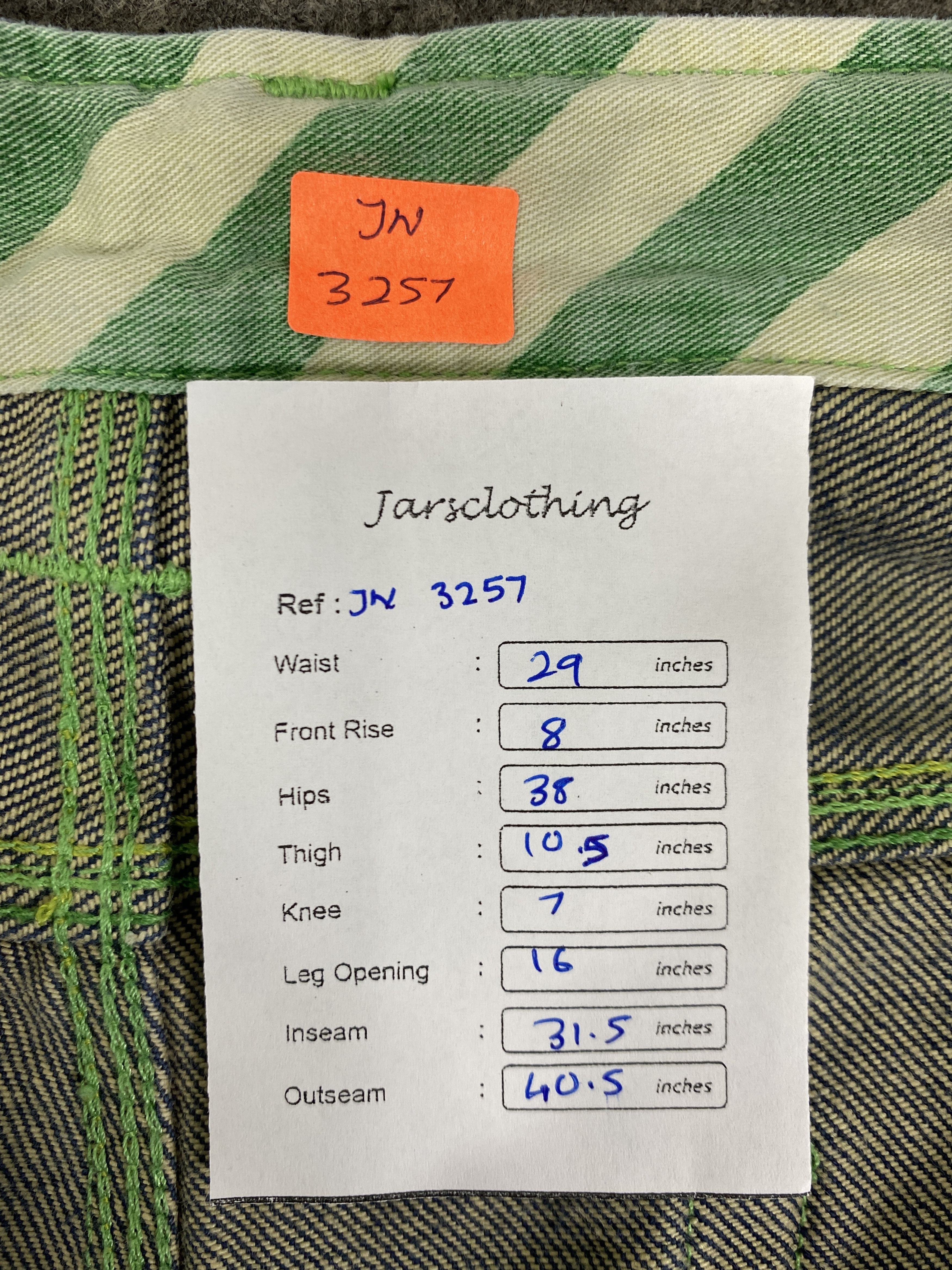 Japanese Brand Dirty Blue 55 DSL Flare Jeans 29x31.5 Denim - JN3257 Size US 29 - 8 Thumbnail