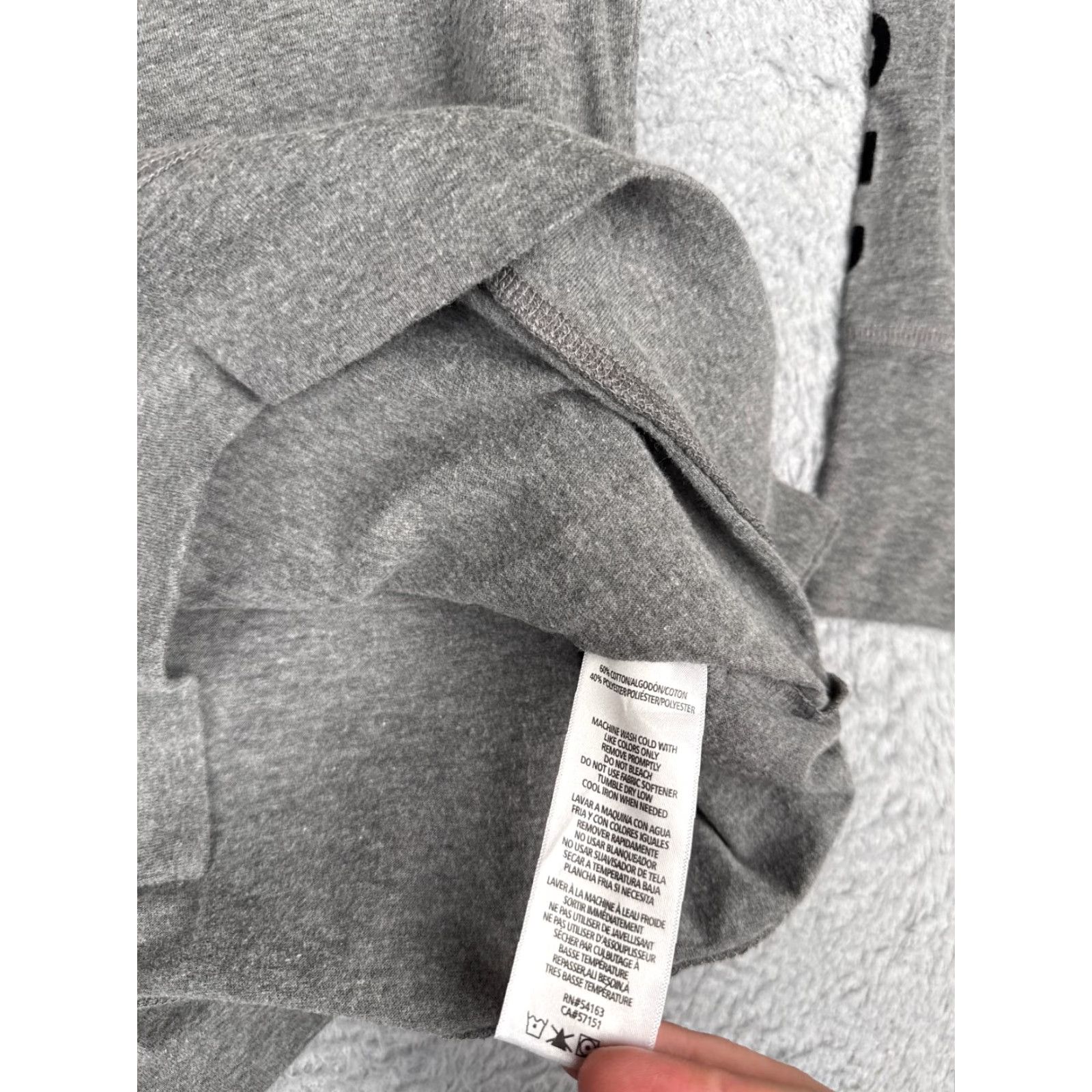 Polo Ralph Lauren VINTAGE Nike Shirt Women Small Gray Cotton Blend Pullover Hoodie READ Size S / US 4 / IT 40 - 7 Thumbnail