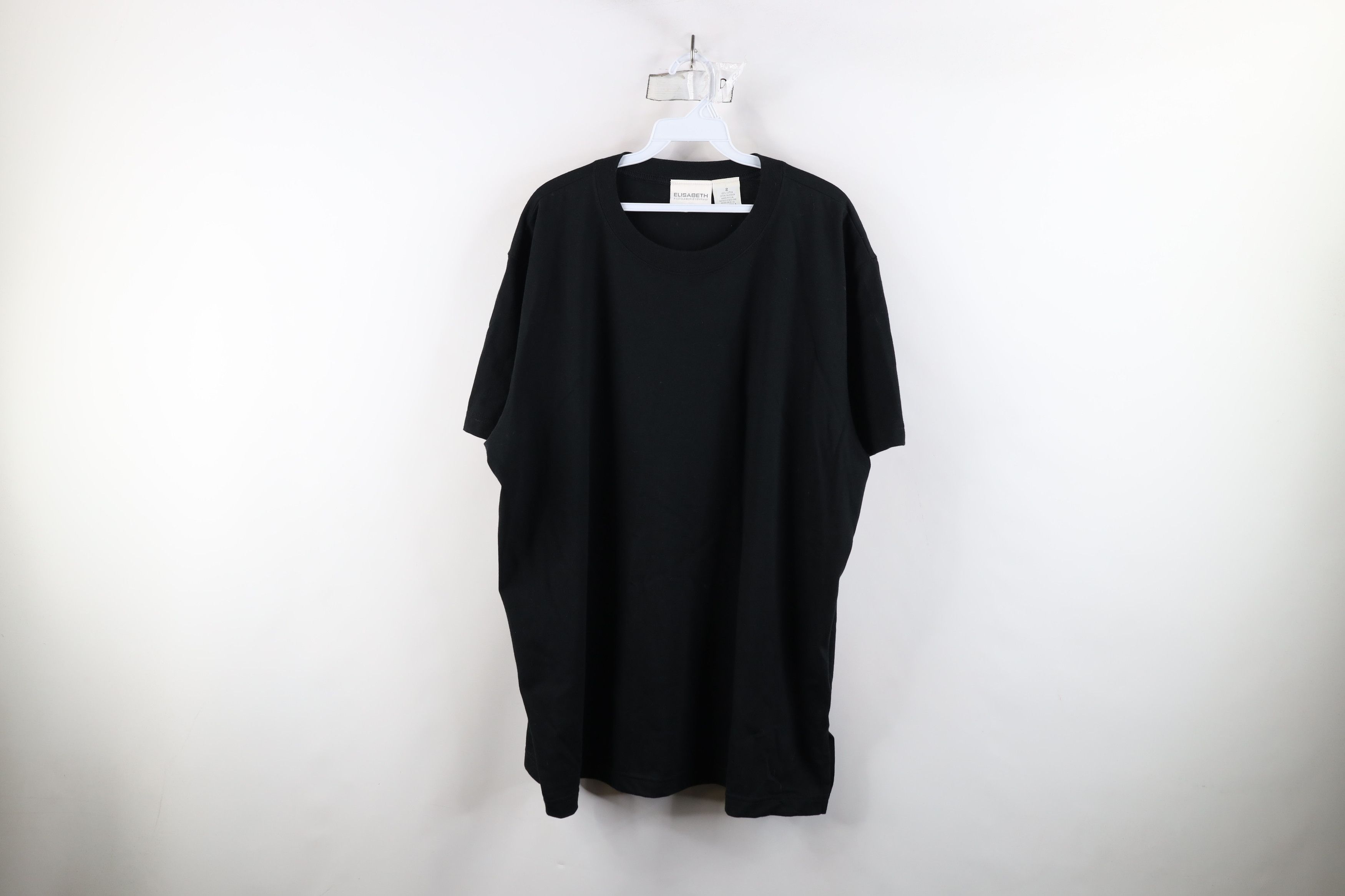 Vintage Vintage 90s Streetwear Short Sleeve T-Shirt Black Cotton USA Size XXL / US 16-18 / IT 52-54 - 1 Thumbnail