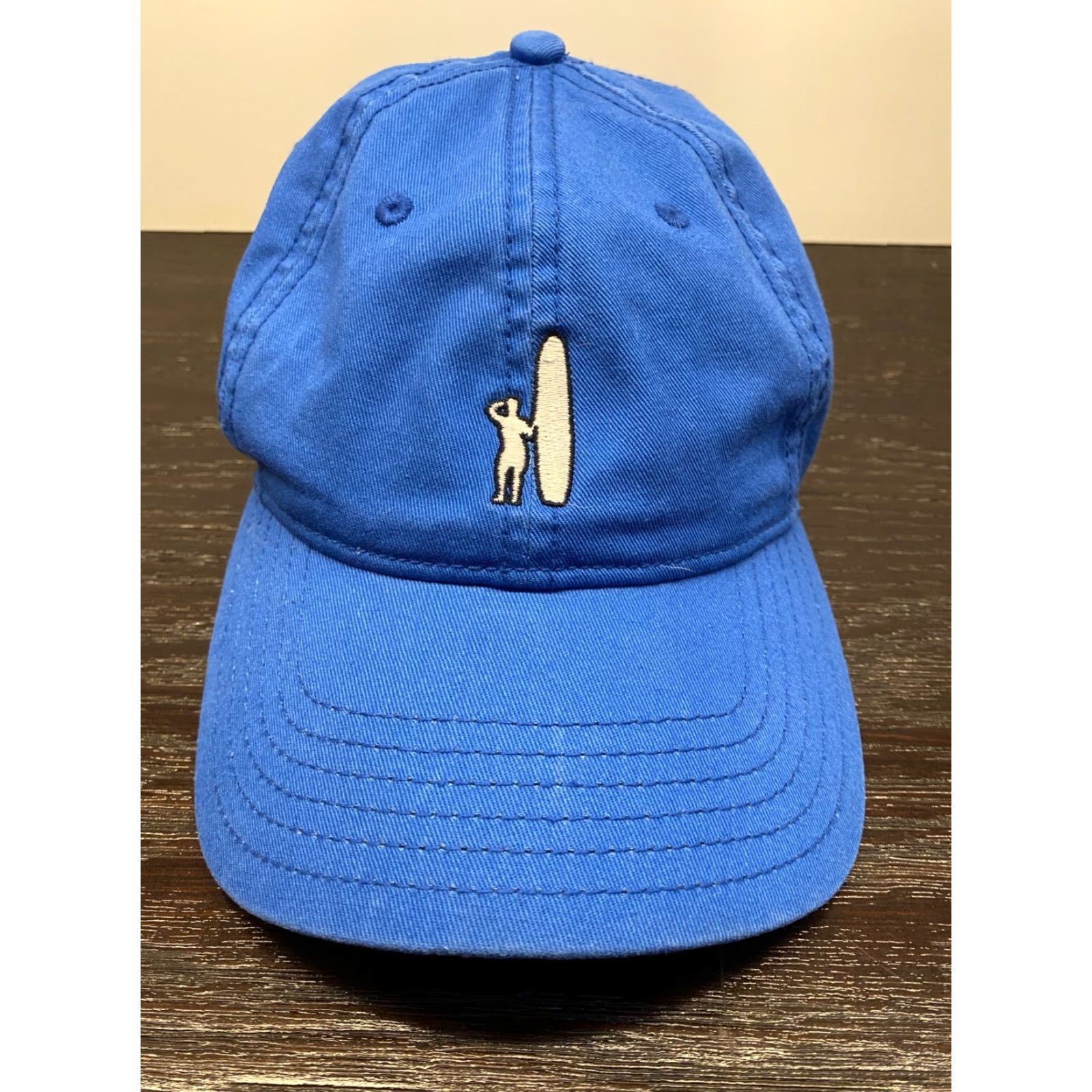 johnnie-O johnnie-O Hat Mens One Size Blue Twill Strapback West Coast Prep Florida Golf Size ONE SIZE - 2 Thumbnail