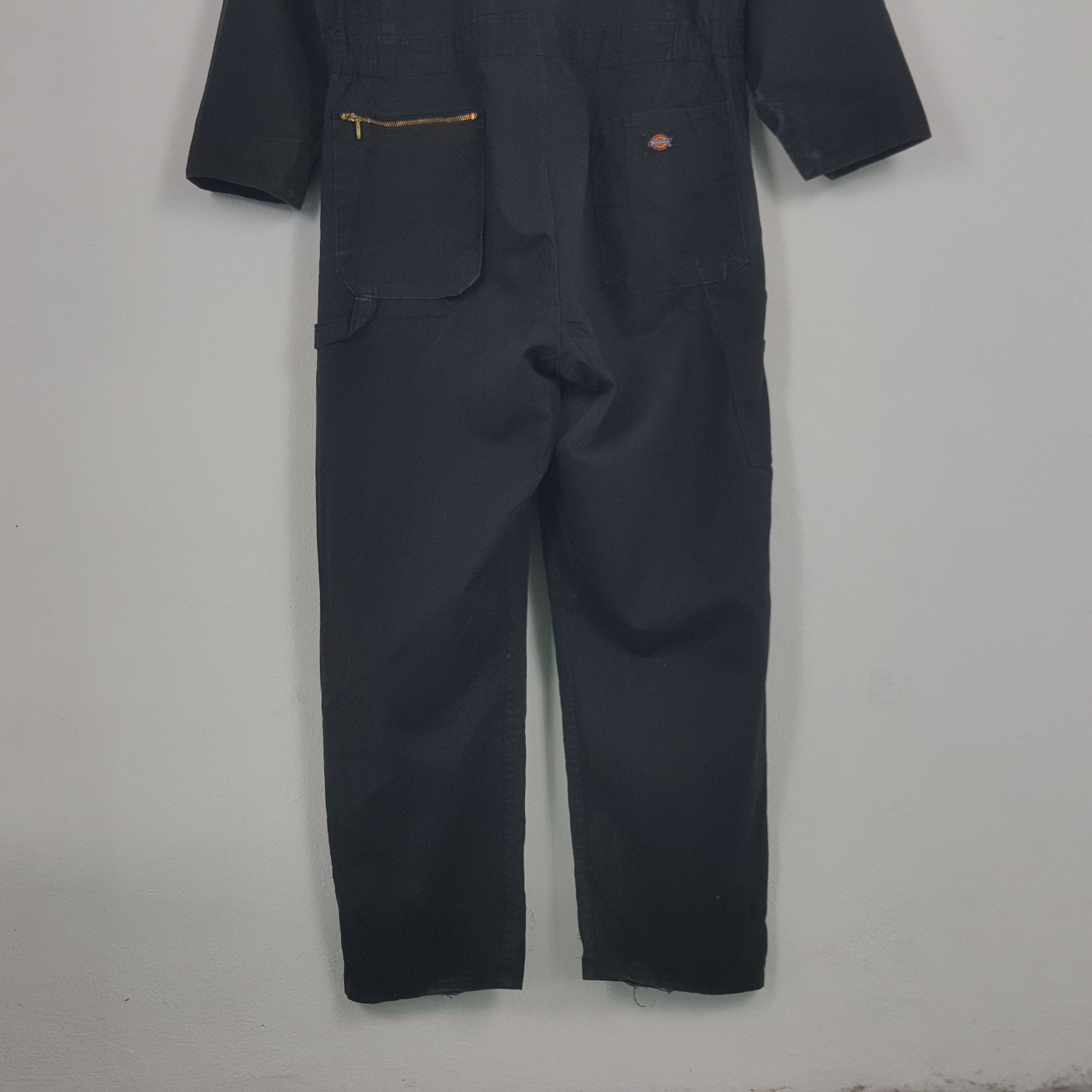 Dickies × Vintage Vintage Dickies x Custom Skull Jumpsuit Coverall Jacket Size US L / EU 52-54 / 3 - 3 Thumbnail