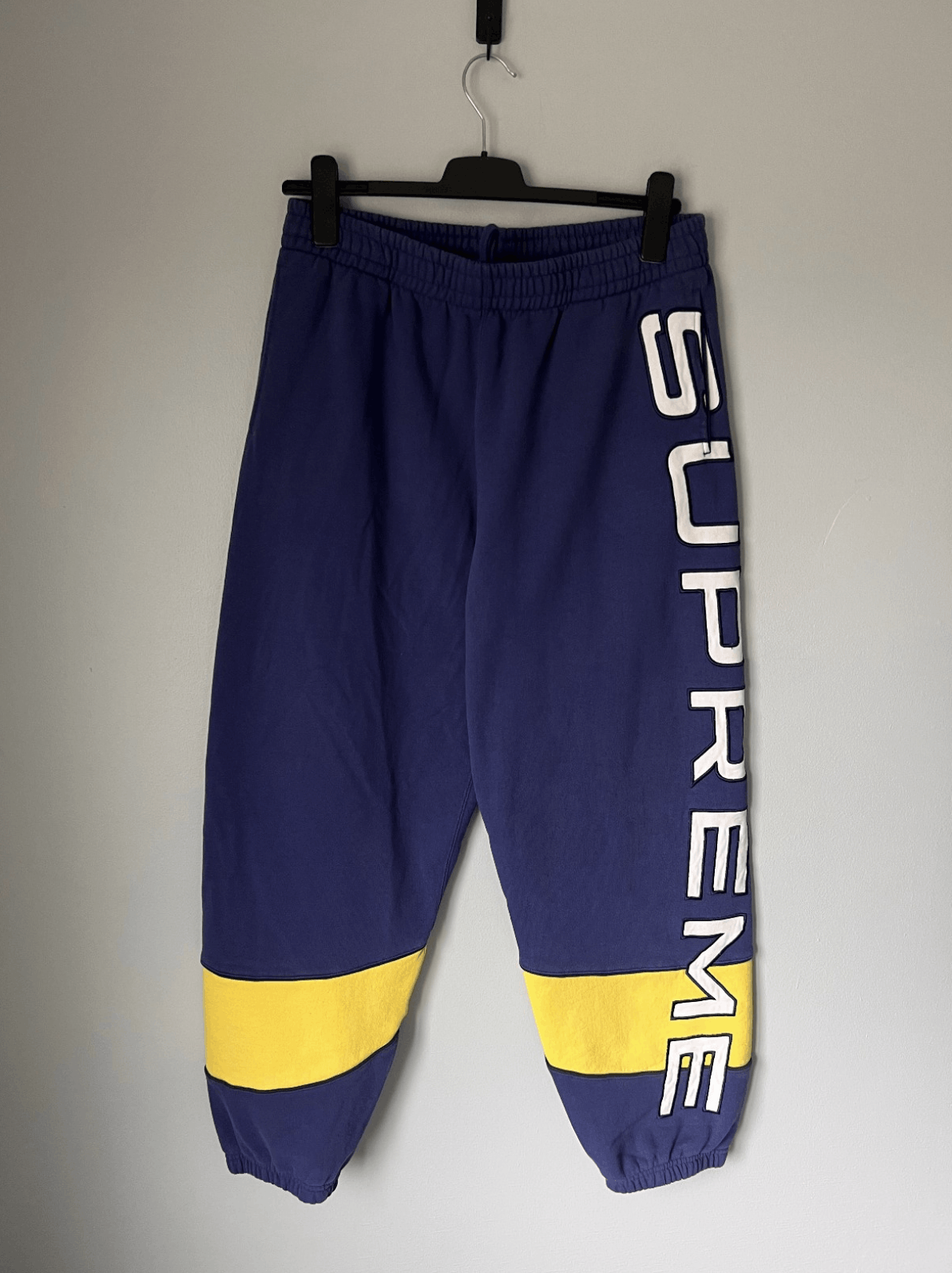 Supreme Supreme Panel Sweatpants in Washed Navy Purple Size US 34 / EU 50 - 1 Thumbnail