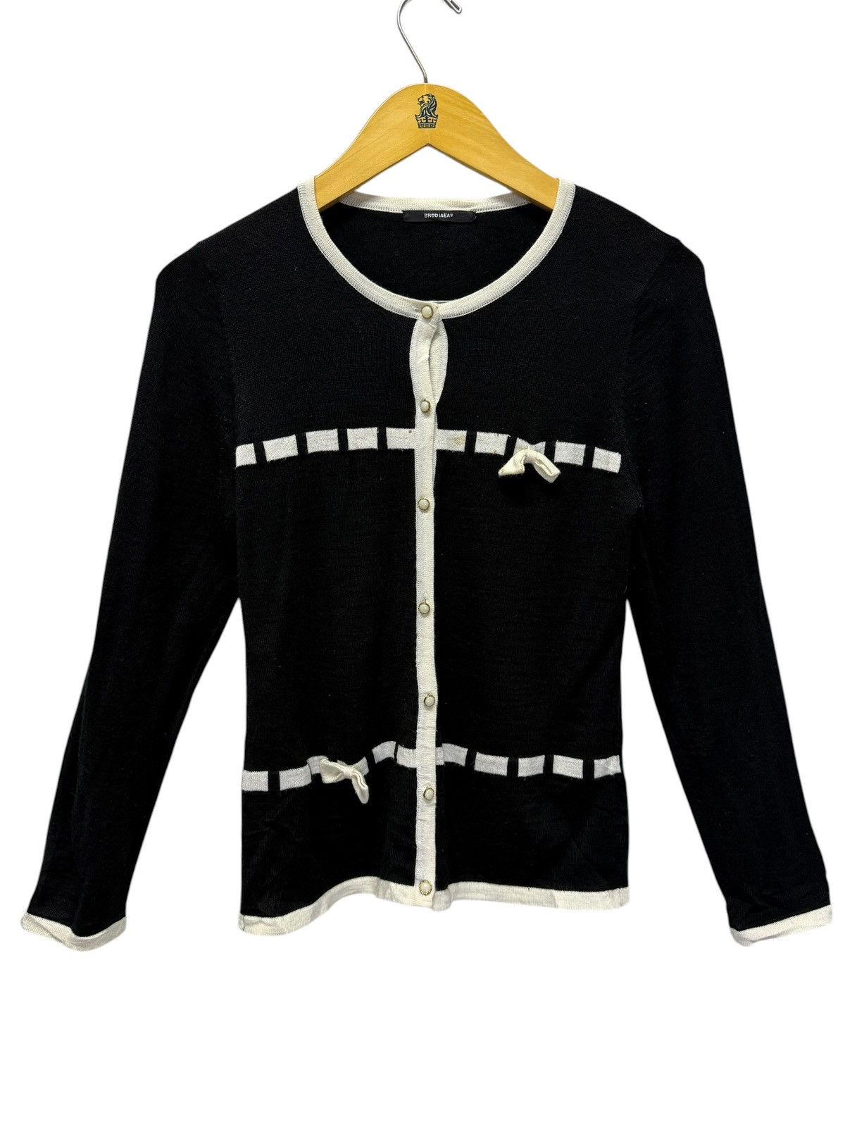 Aran Isles Knitwear Vintage Brodiaea Button Ups Knitwear Cardigan Size XS / US 0-2 / IT 36-38 - 1 Thumbnail