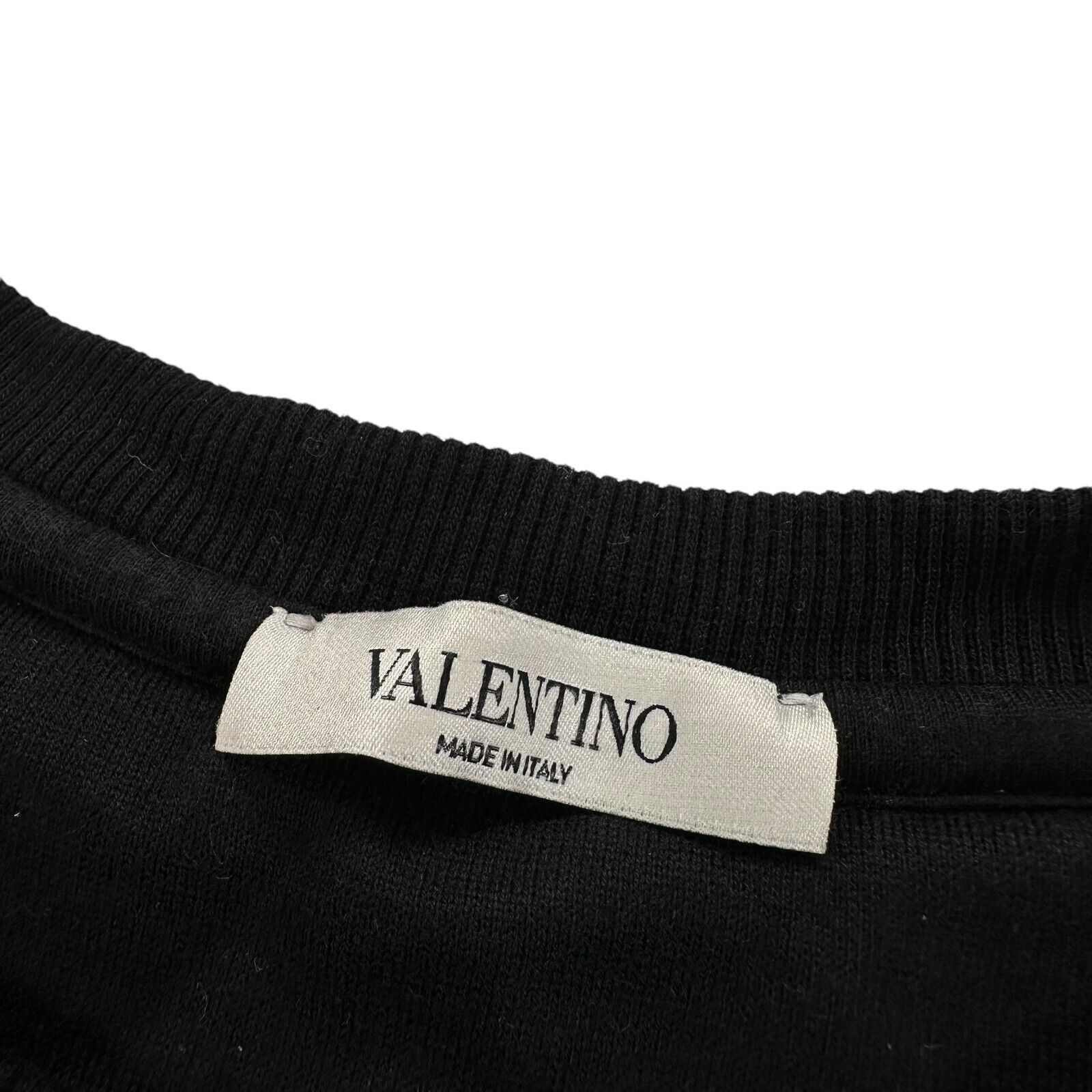 Valentino Valentino Size M Sweatshirt Black VLTN Graphic Print Star Size US M / EU 48-50 / 2 - 3 Thumbnail