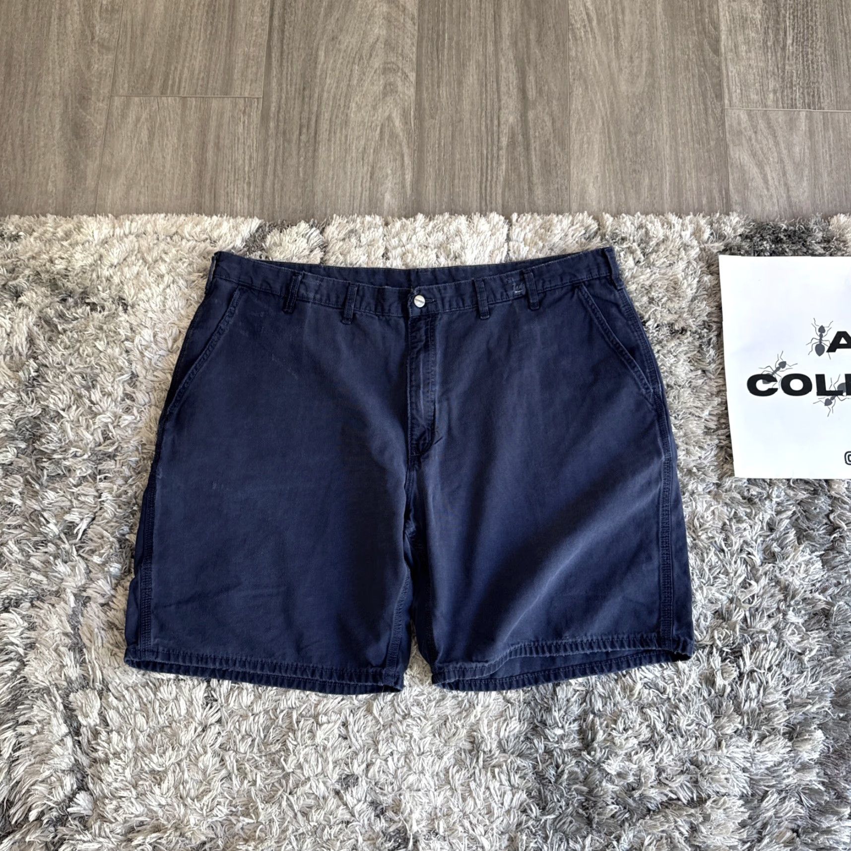 Carhartt VINTAGE Carhartt Shorts Men’s 46 Original Fit Utility DYED B203 BLS Baggy Y2K Workwear Size US 30 / EU 46 - 7 Thumbnail