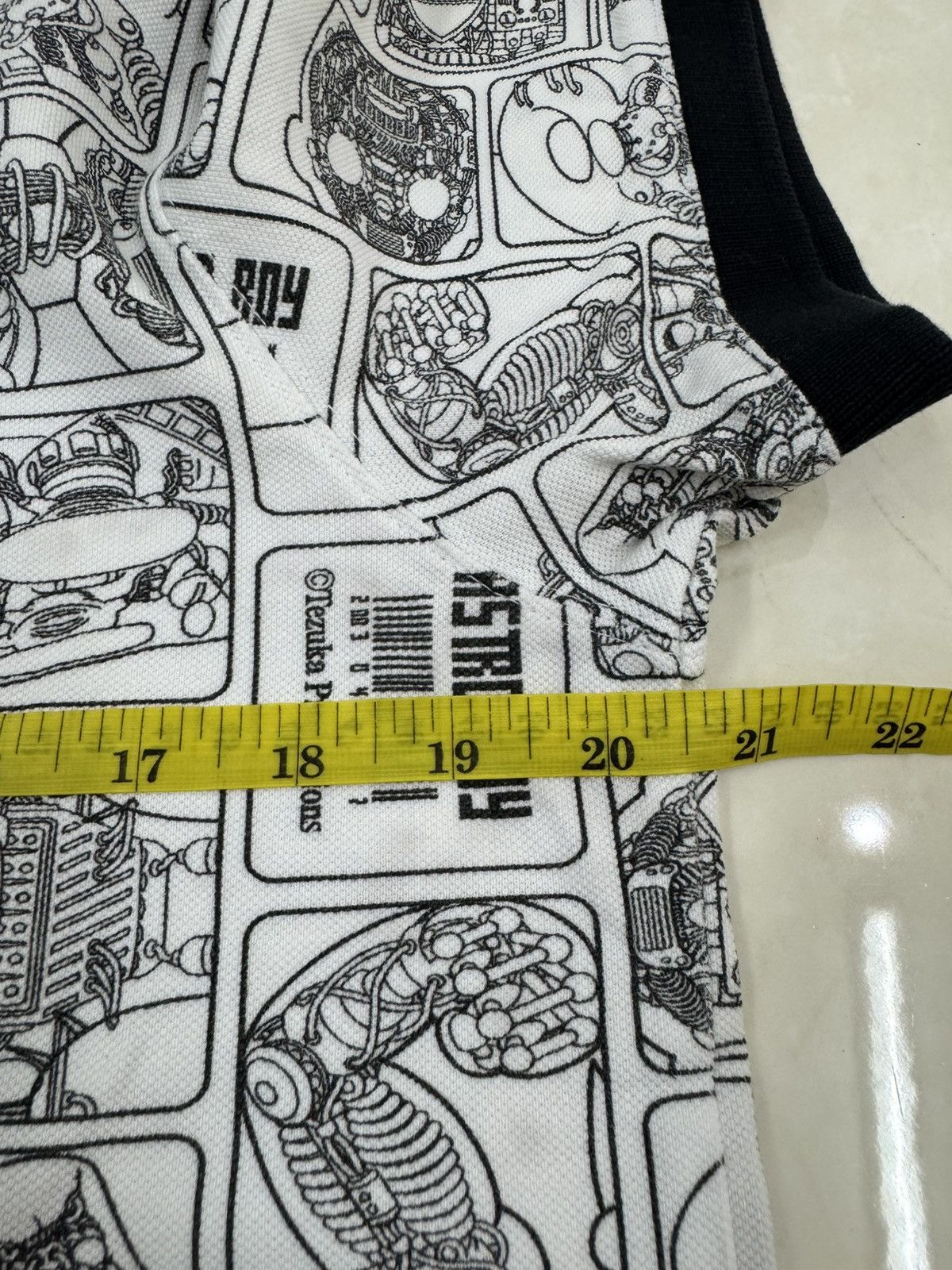 Cartoon Network Astro Boy Fullprint Collared Tshirt Size US XL / EU 56 / 4 - 9 Thumbnail