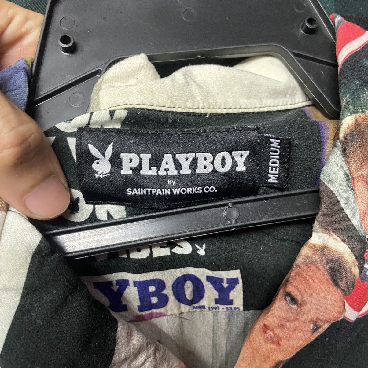 Playboy Rare 🔥 PLAYBOY x Saintpain Magazine Design Size US M / EU 48-50 / 2 - 5 Thumbnail