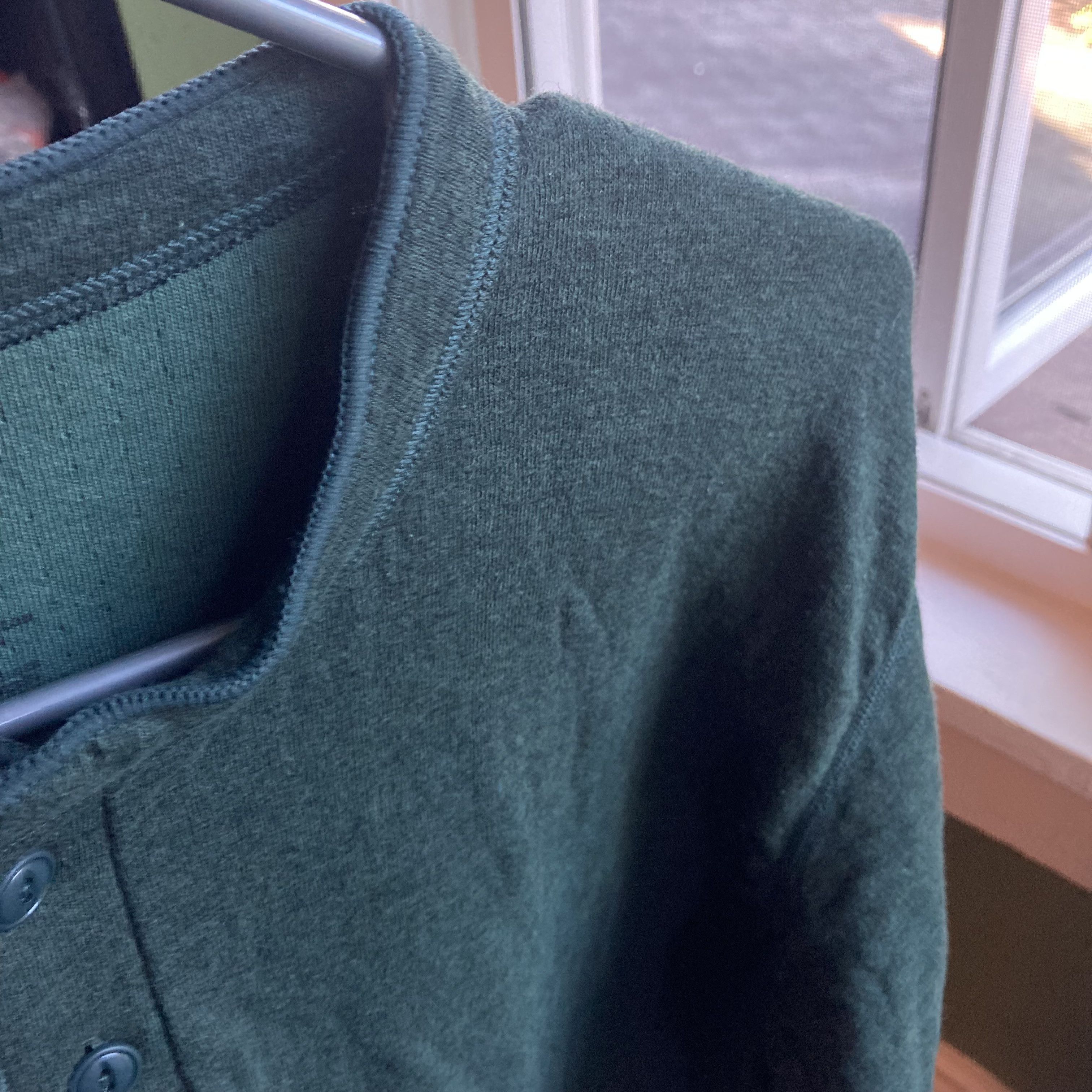 L.L. Bean Men's THERMAL L.L.Bean Green Long Sleeve T-Shirt Size L Size US XL / EU 56 / 4 - 7 Thumbnail