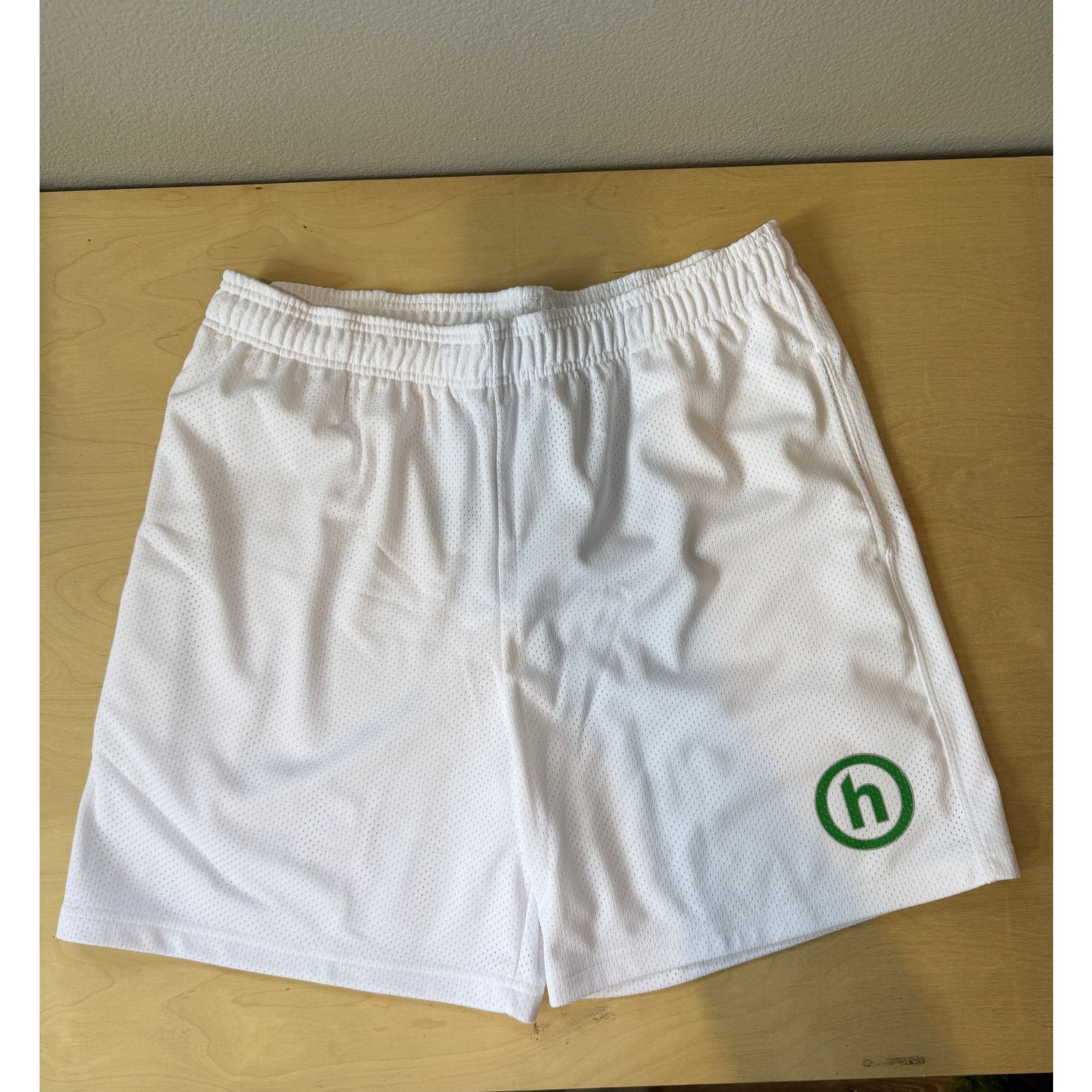 HIDDEN Hidden NY Mesh Shorts White Orange Logo Size M Size US 34 / EU 50 - 1 Thumbnail