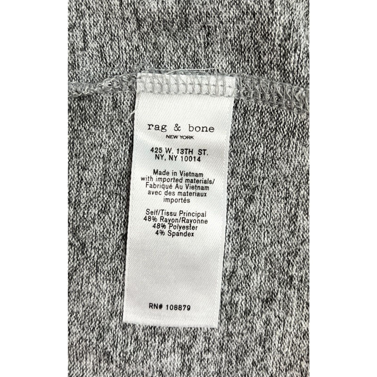 Rag & Bone VINTAGE Rag & Bone/Jean Long Sleeve V-Neck Sweater XS Women’s Pullover Gray N/A Size XS / US 0-2 / IT 36-38 - 6 Thumbnail