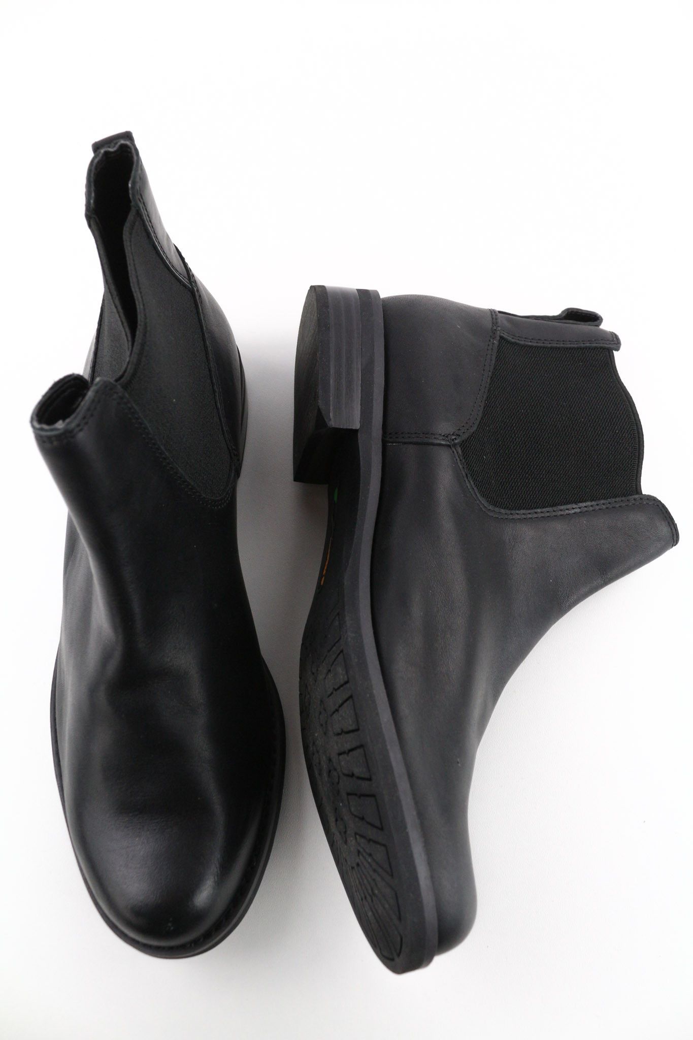 Timberland A1KHL UK6.5 Black Leather Side Panels Mid Boots 79951 Size US 7 / IT 37 - 6 Thumbnail