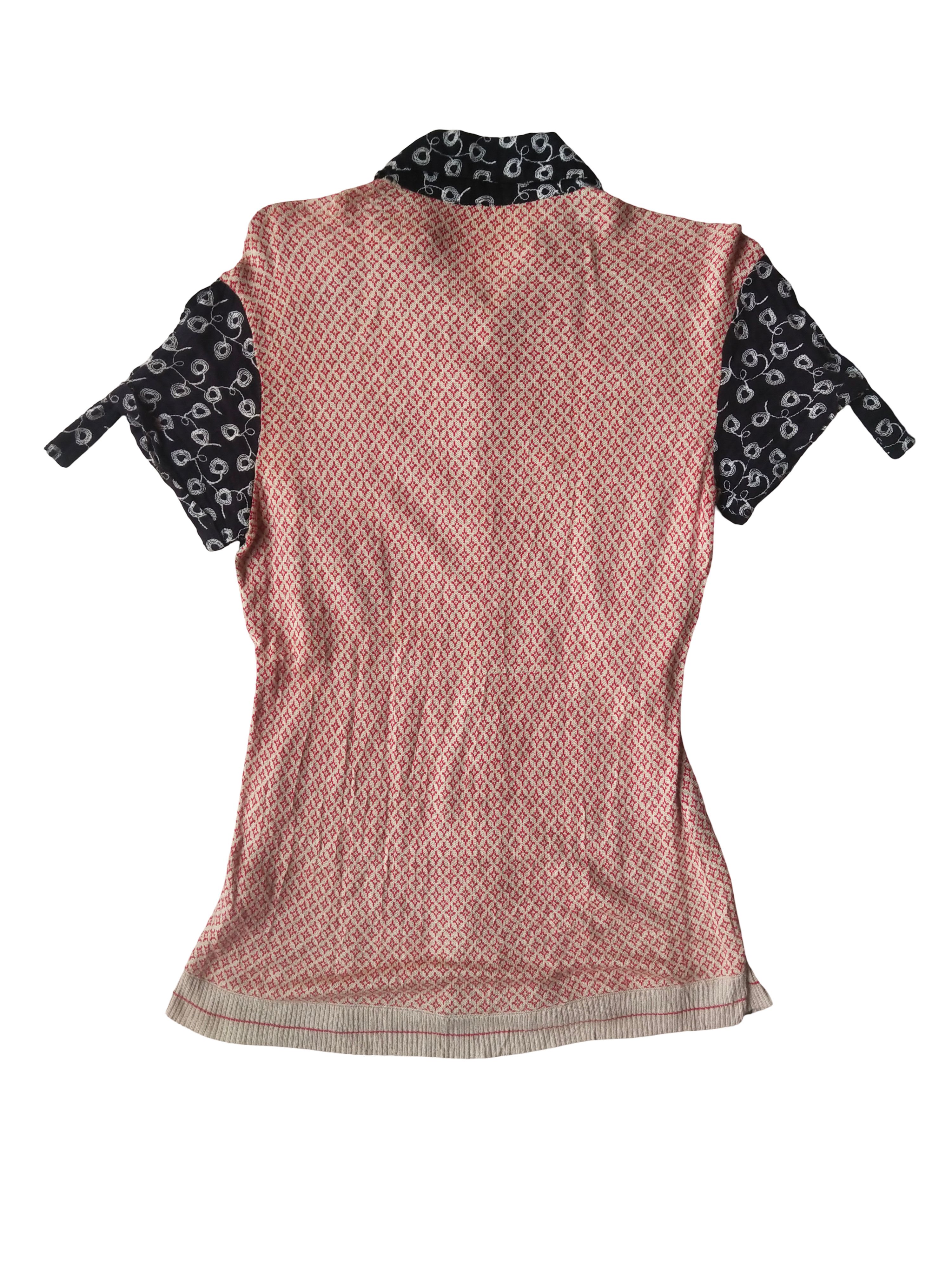 Vintage Vintage Pianurastudio Italy Mixed Print Patchwork Blouse Y2K Size M / US 6-8 / IT 42-44 - 9 Thumbnail