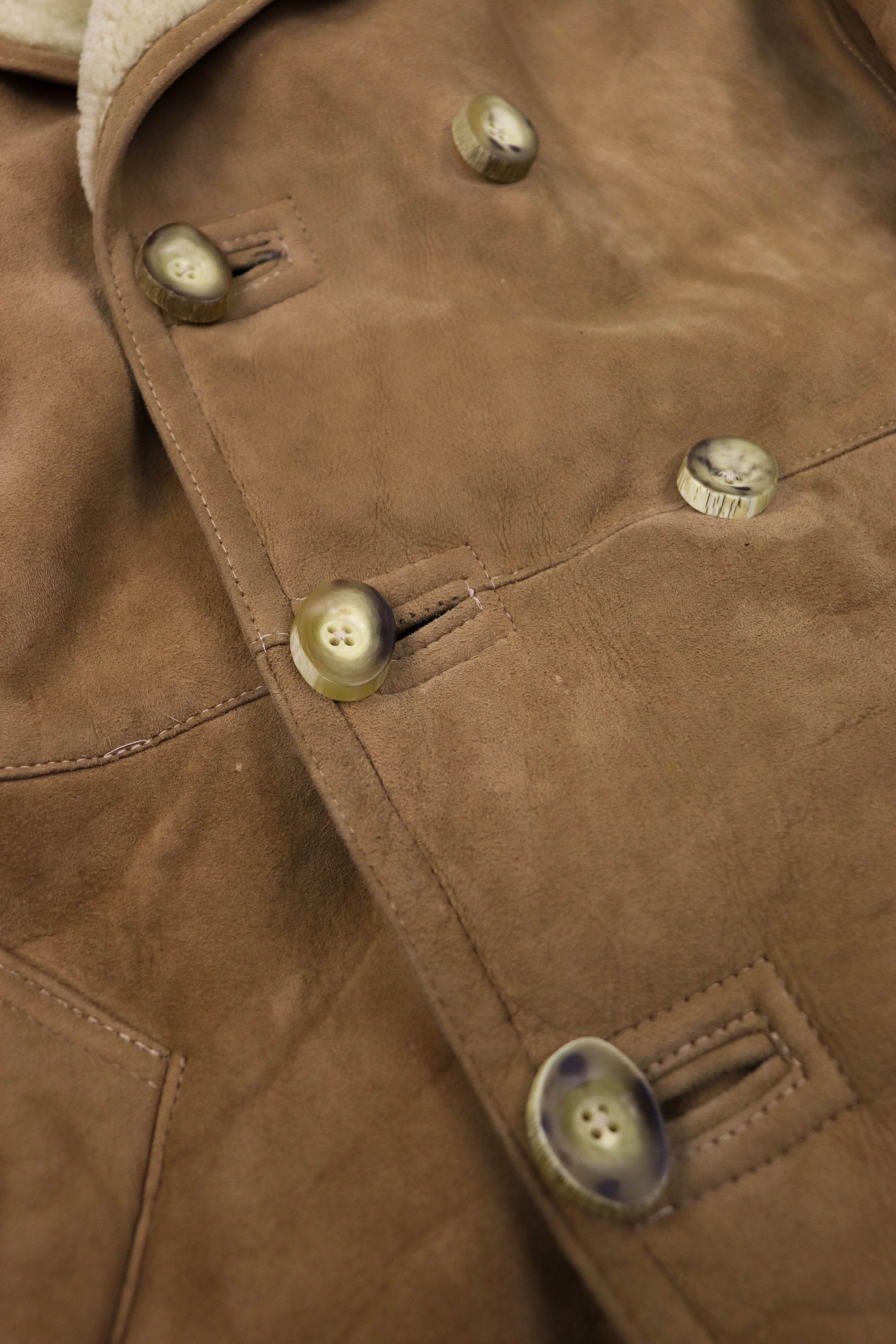 Harrods Vintage Californian Spring Lamb England Made Shearling Coat Size US M / EU 48-50 / 2 - 10 Thumbnail