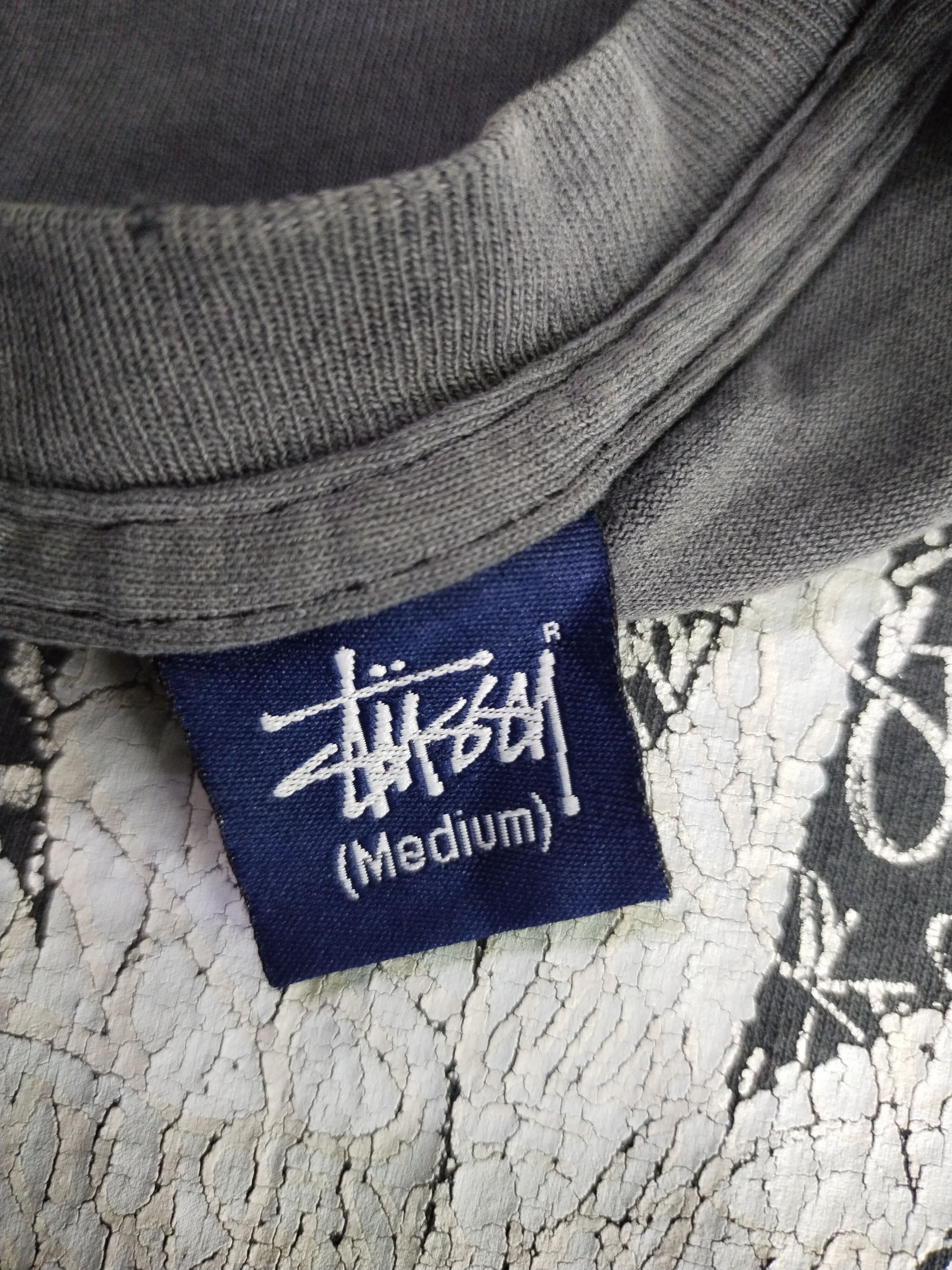 Stussy × Vintage Vintage 00's Big Crown Logo Stussy Faded Tee Size US M / EU 48-50 / 2 - 6 Thumbnail