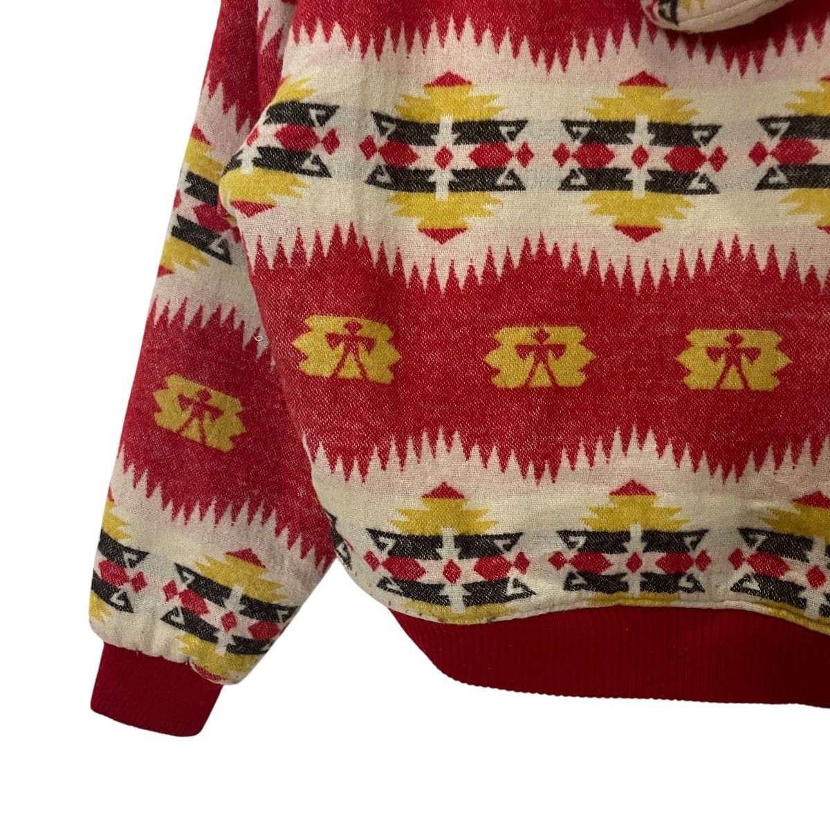 Bullhead Denim Co. Vintage Bullhead Aztex Navajo Fleece Jacket Size US L / EU 52-54 / 3 - 10 Thumbnail