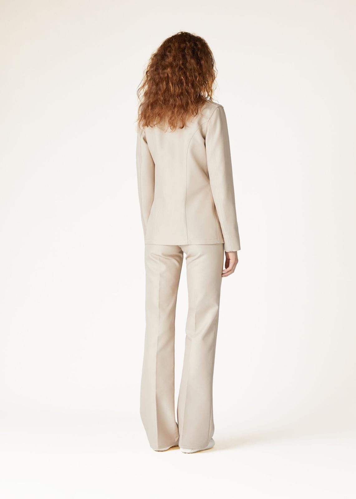 Loro Piana o1srvl11e0125 FAN6659 Ashley Cotton Jacket in Beige Size XS / US 0-2 / IT 36-38 - 5 Thumbnail