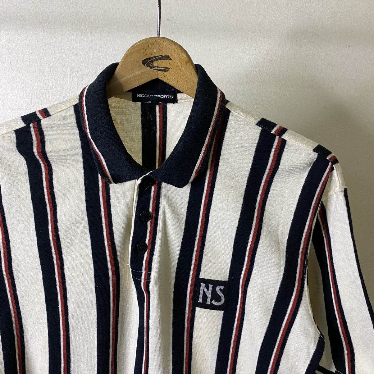 Nicole Club Nicole Sports NS striped polo shirt Size US M / EU 48-50 / 2 - 2 Thumbnail