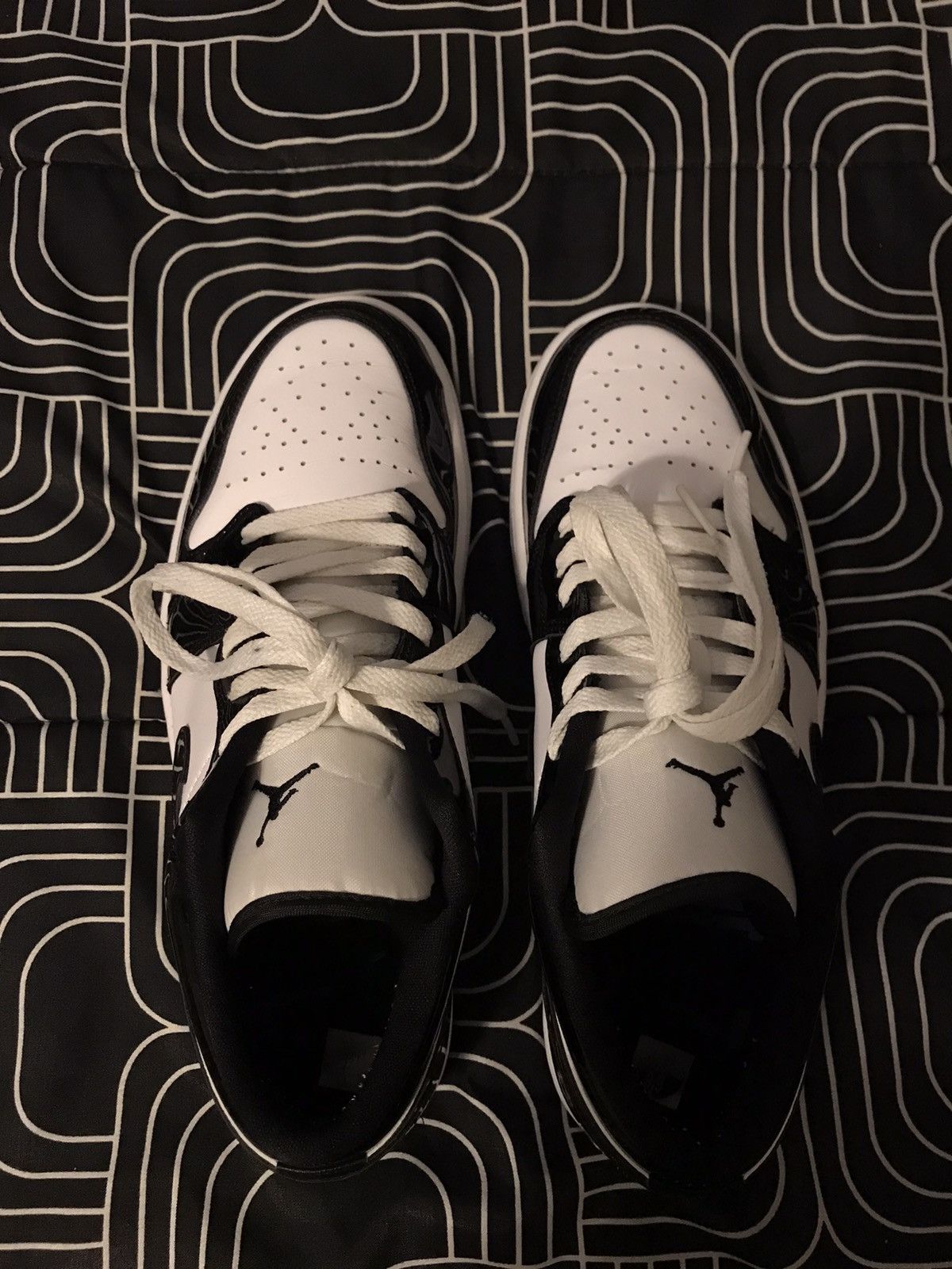 Jordan Brand × Nike Jordan 1 Low SE Concord Used Size 9.5 Size US 9.5 / EU 42-43 - 5 Thumbnail