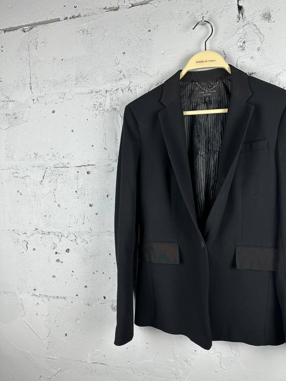 Rag & Bone Rag Bone New York Luxury Black Woman's Blazer Made In USA Size S / US 4 / IT 40 - 1 Thumbnail