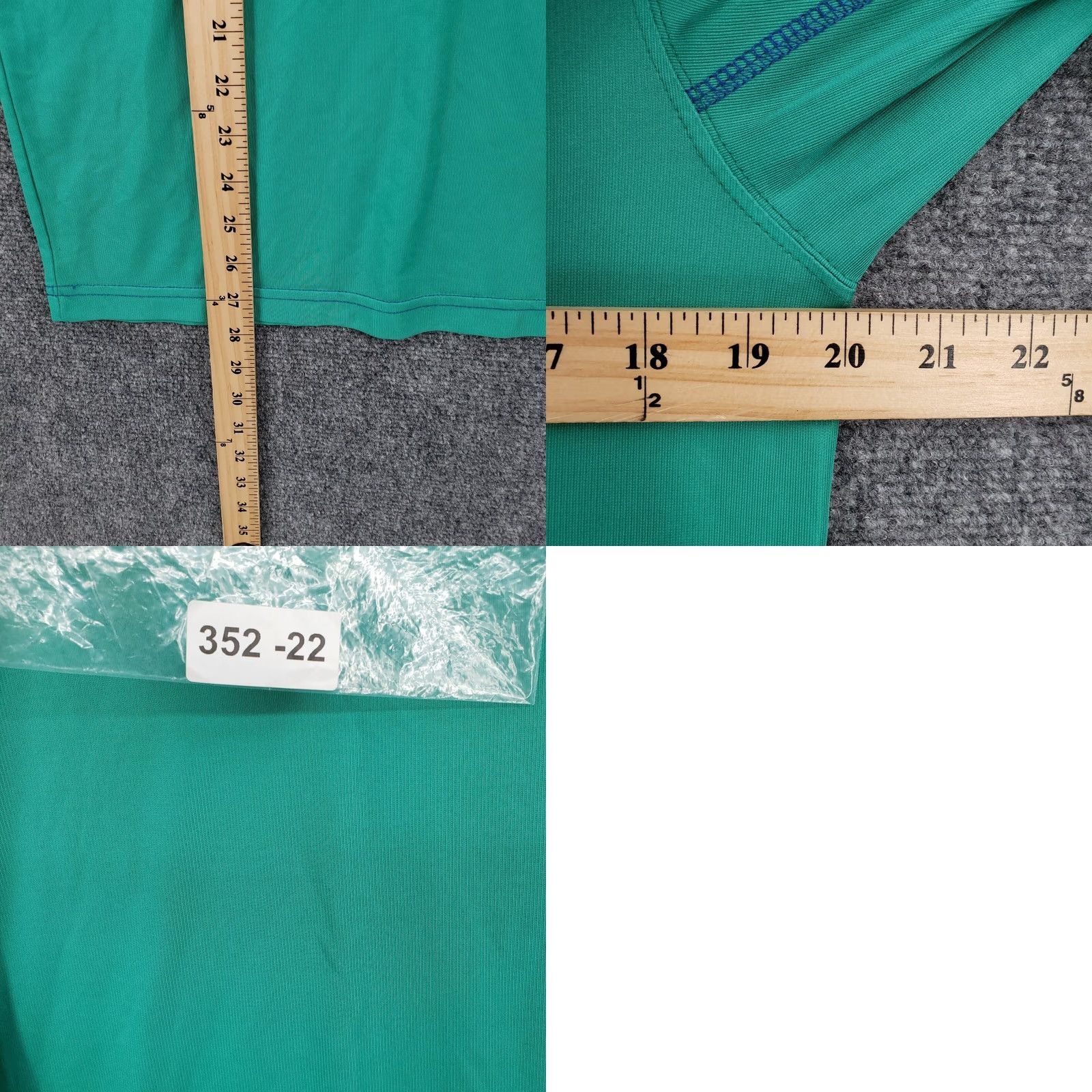 Vintage Zumba T-Shirt Mens Medium Green Long Sleeve Pullover Workout Activewear Size US M / EU 48-50 / 2 - 8 Thumbnail