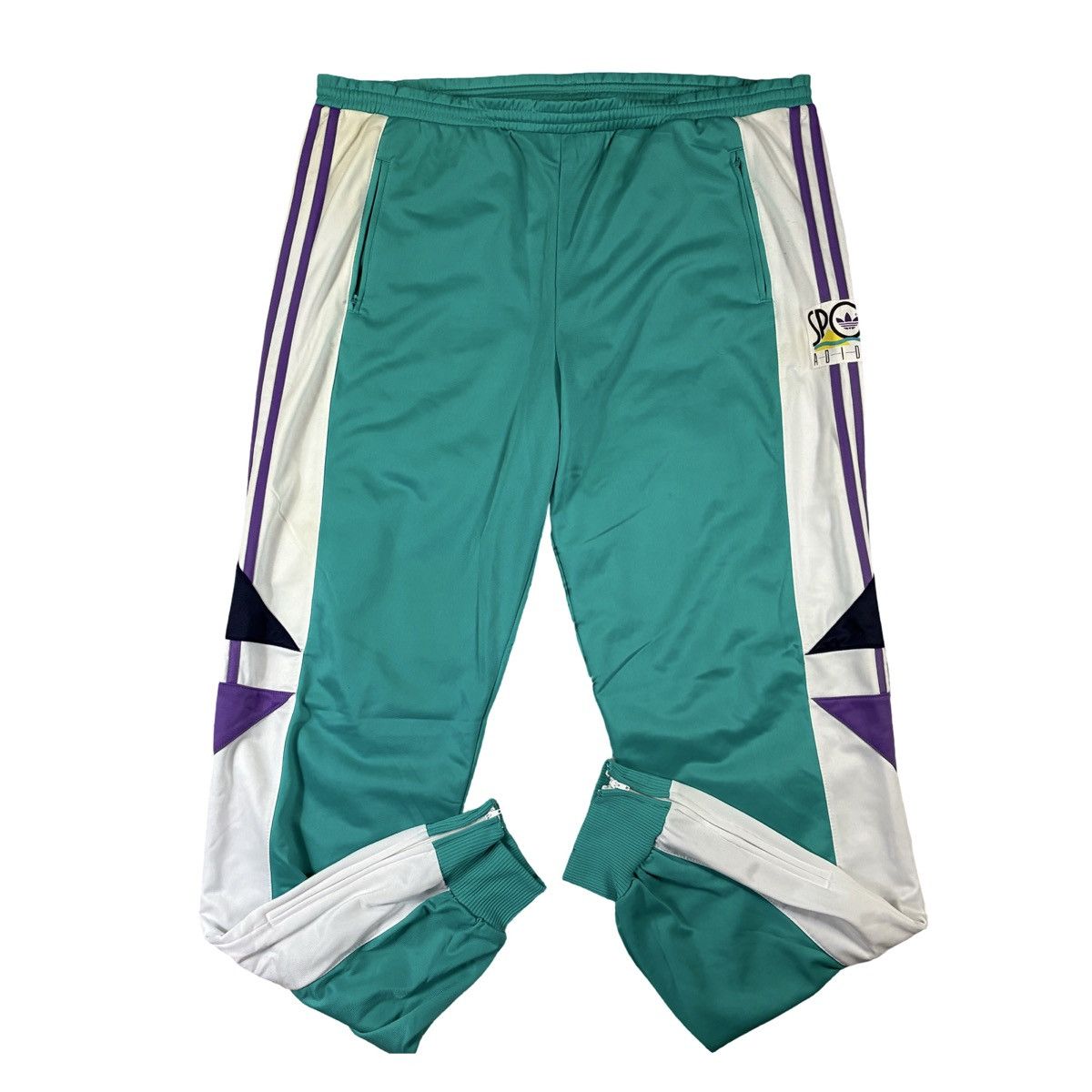 Adidas Mens Adidas 90s Sport Team Vintage Tracksuit Set Size XL Size US XL / EU 56 / 4 - 3 Thumbnail