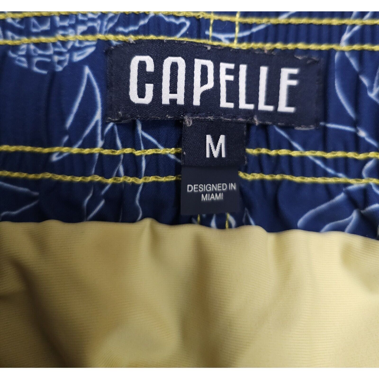 Other Capelle Miami Swim Trunks Mens Pineapple Compression Lined Size US 29 - 5 Thumbnail