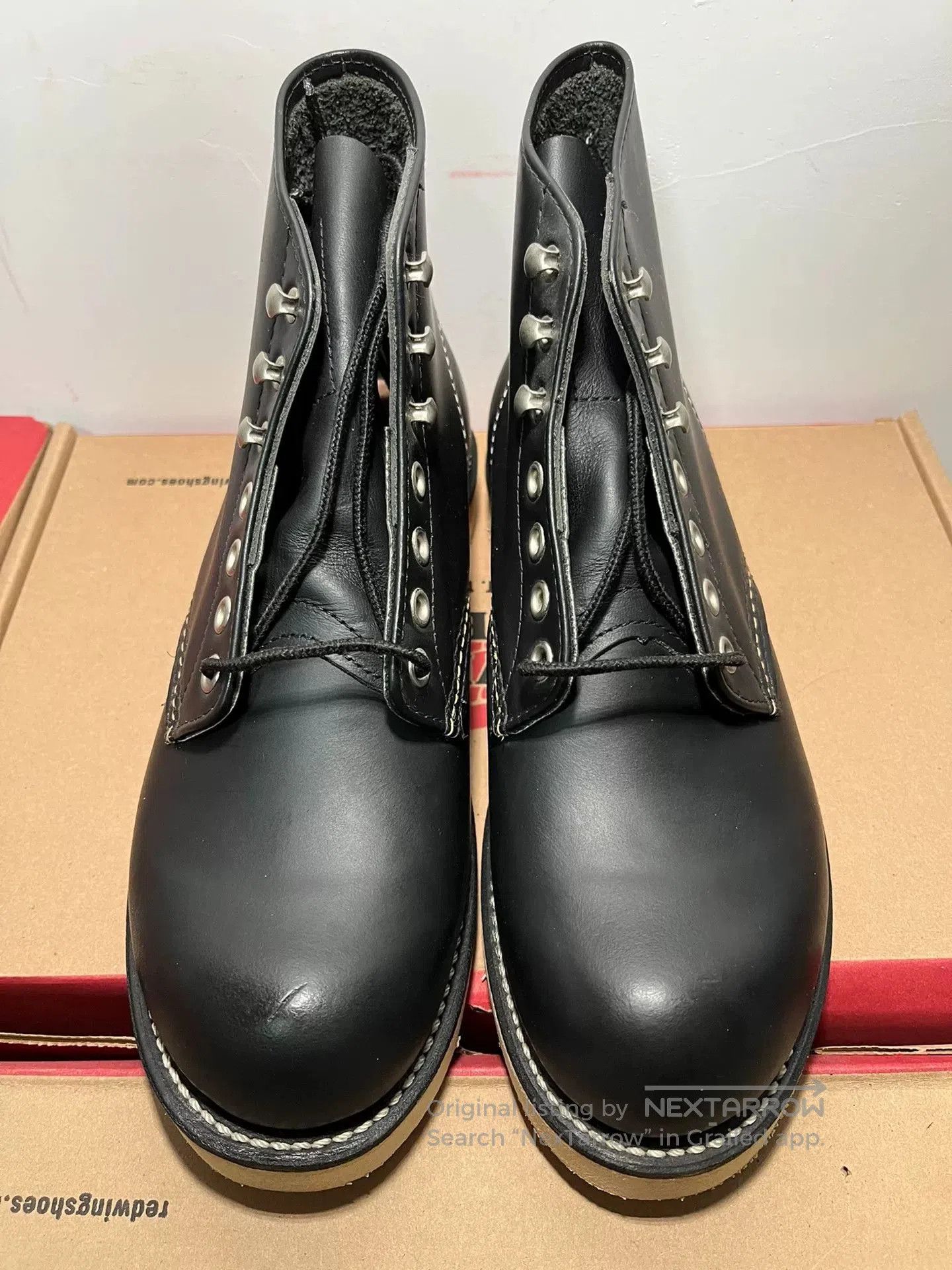 Red Wing Redwing 8165 Work Boots. Size US 5.5 / EU 38 - 2 Thumbnail