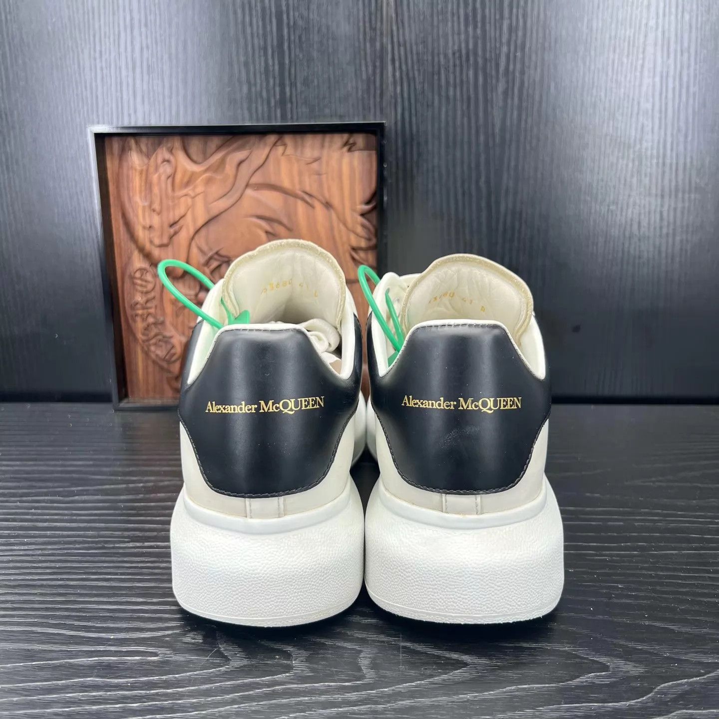 Balenciaga McQ Black Tailed smooth calf leather 41 Size US 8 / EU 41 - 6 Thumbnail