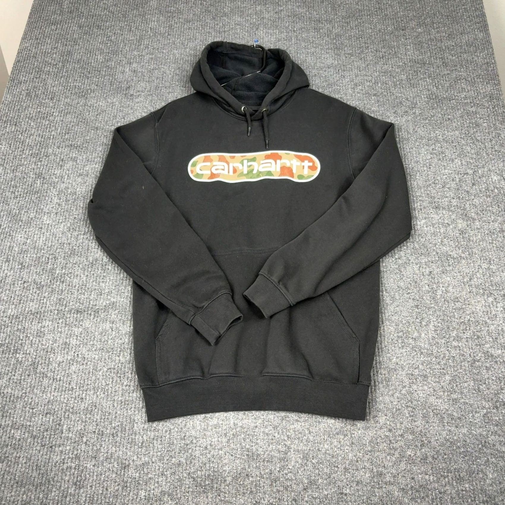 Carhartt Carhartt Hoodie Mens S Black Camo Graphic Logo Pullover Sweatshirt TS5942-M Size US S / EU 44-46 / 1 - 4 Thumbnail