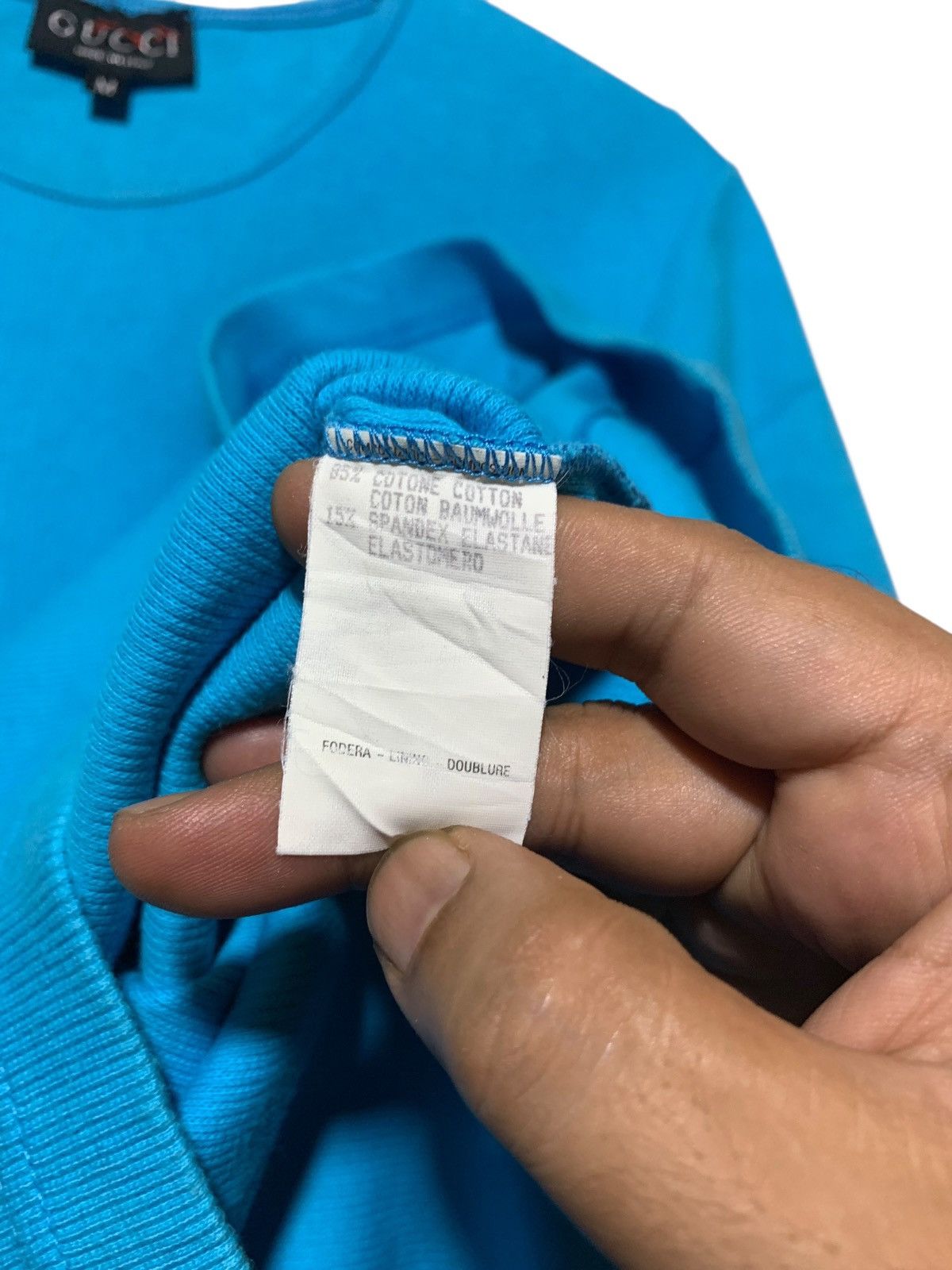 Gucci SS1996 Gucci Tom Ford Era cotton ribbed tee Size M / US 6-8 / IT 42-44 - 8 Thumbnail