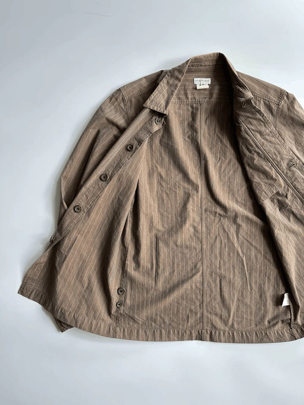 Dries Van Noten Sz 48 Dries Van Noten Zipper Shirt Jacket Size US M / EU 48-50 / 2 - 2 Thumbnail